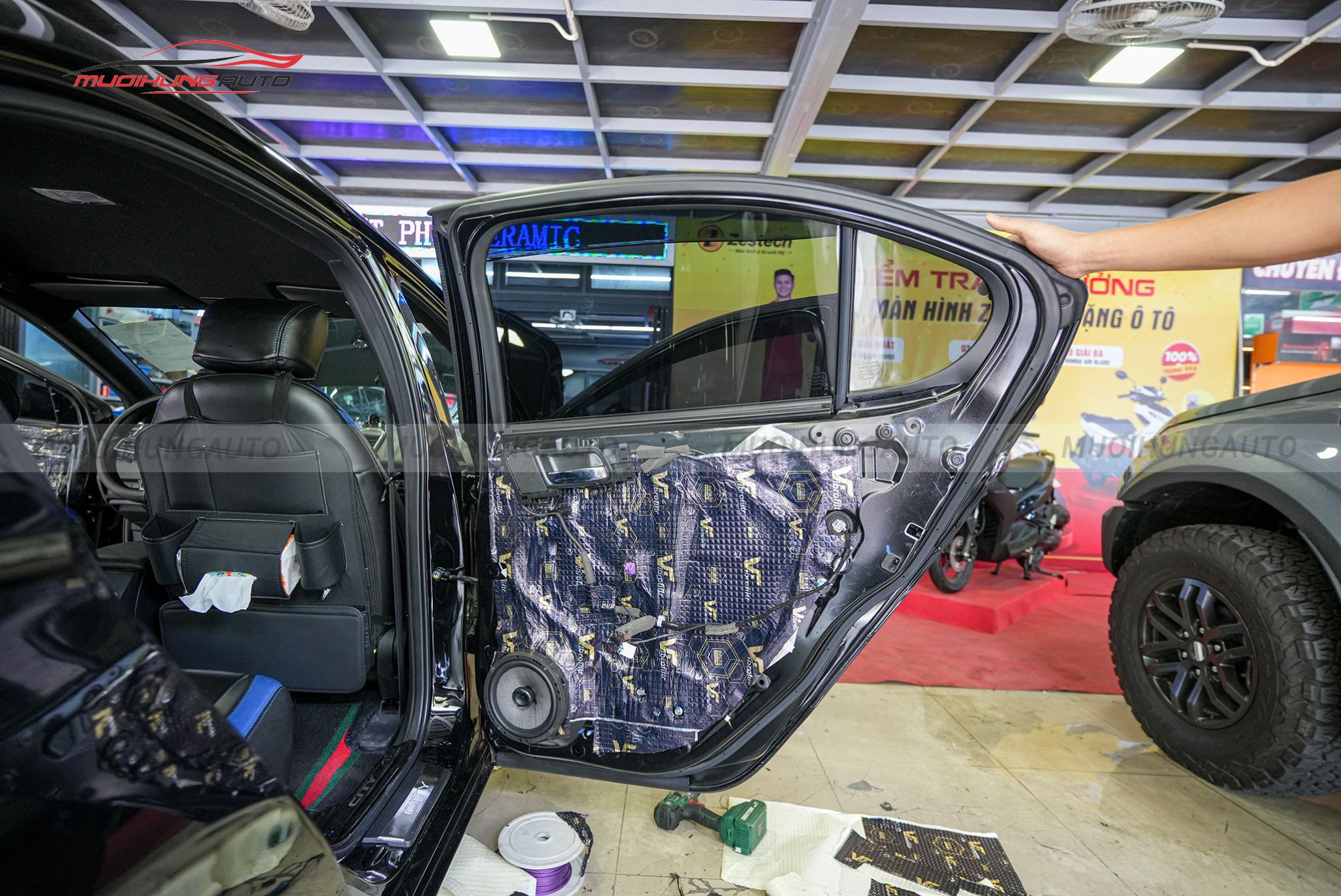 Dán cách âm 4 cửa xe Honda City 2022