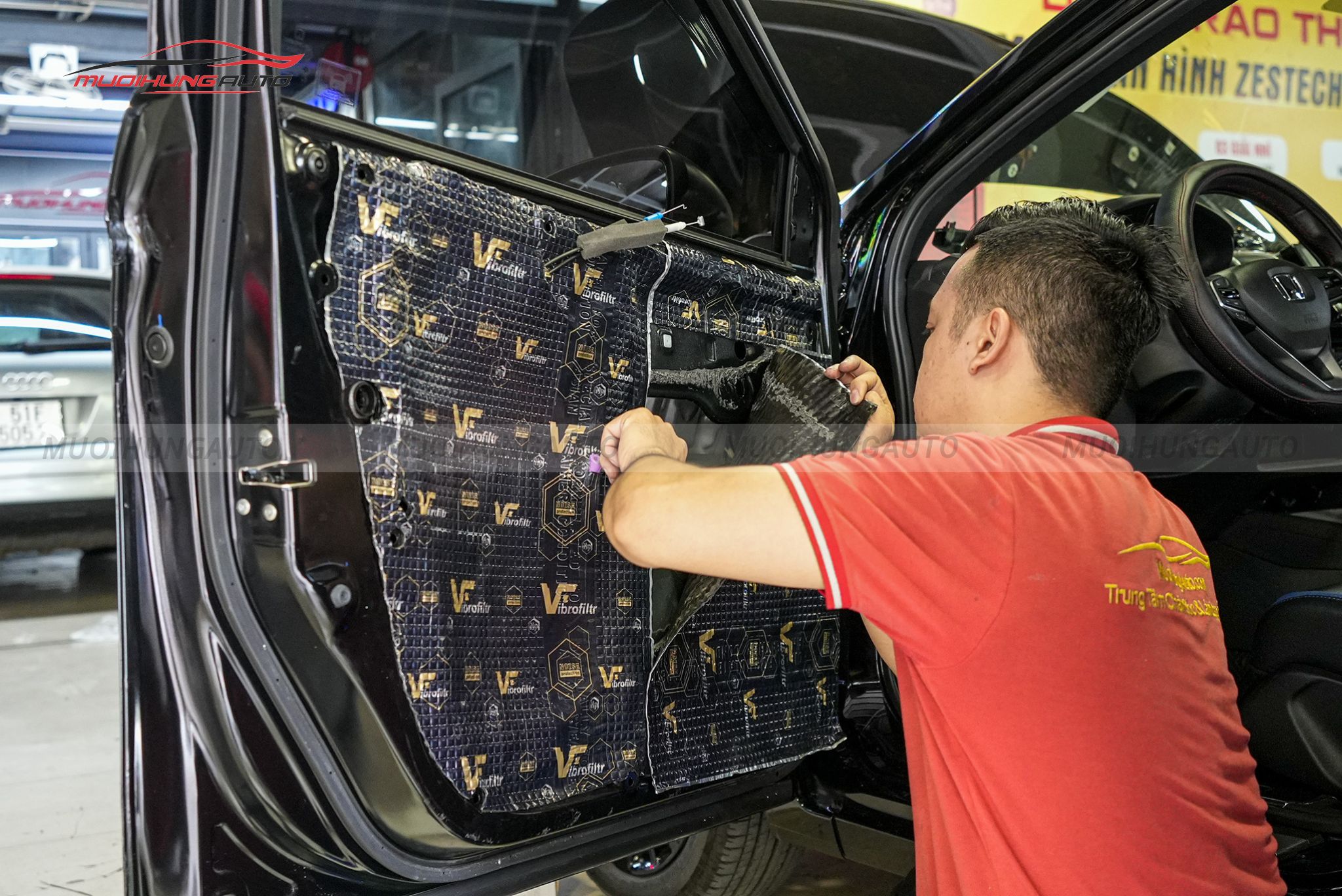 Dán cách âm chống ồn 4 cửa xe Honda City 2022