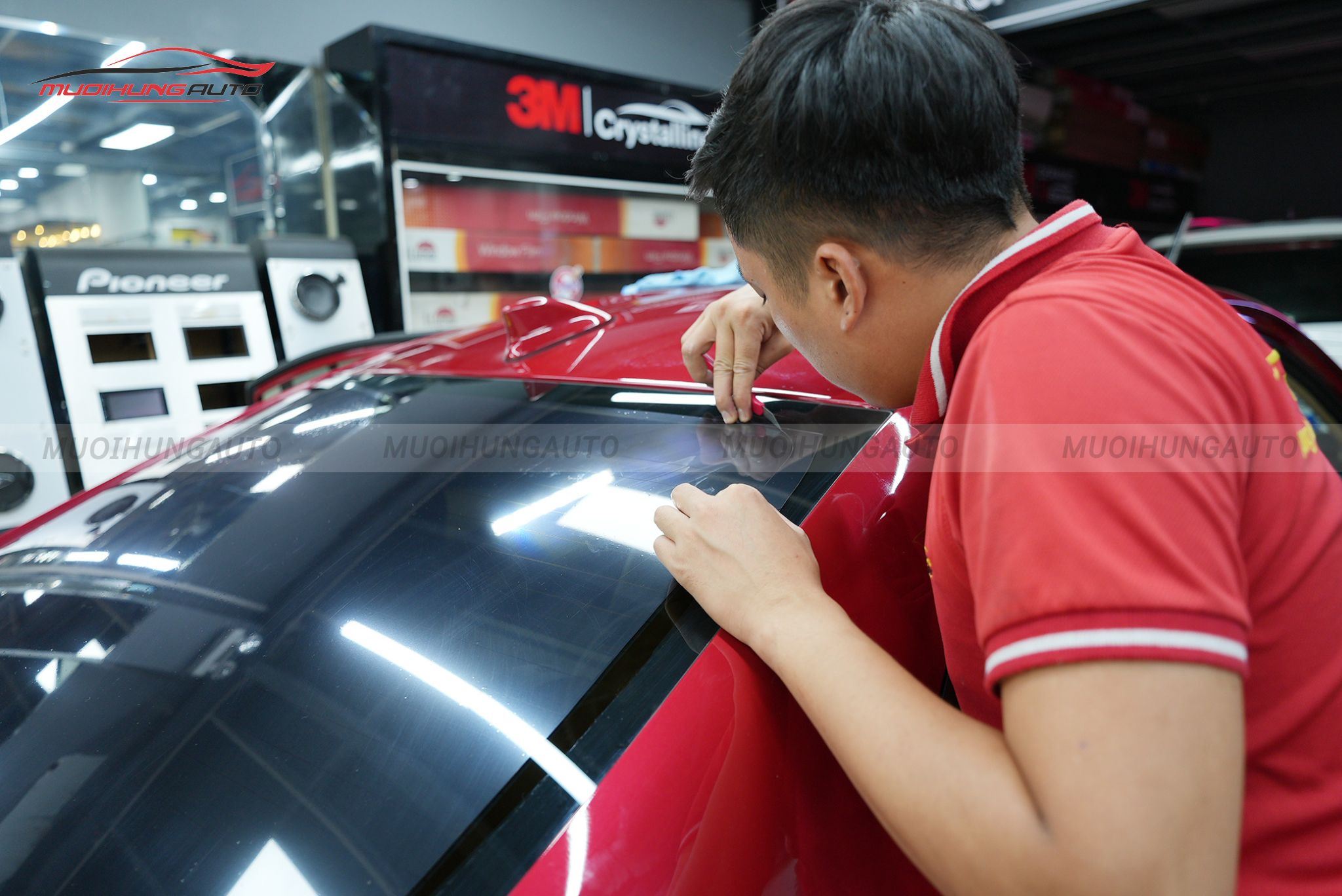 Dán phim cách nhiệt 3M chính hãng cho xe Toyota Vios 2022