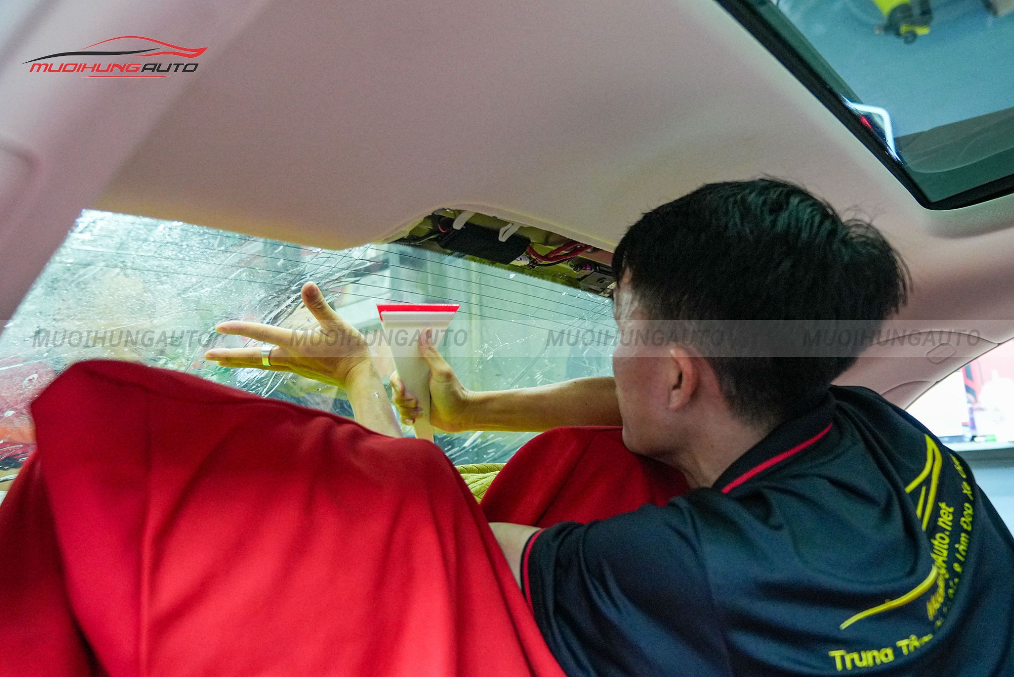 Dán phim cách nhiệt 3M chính hãng Mercedes S450 2020