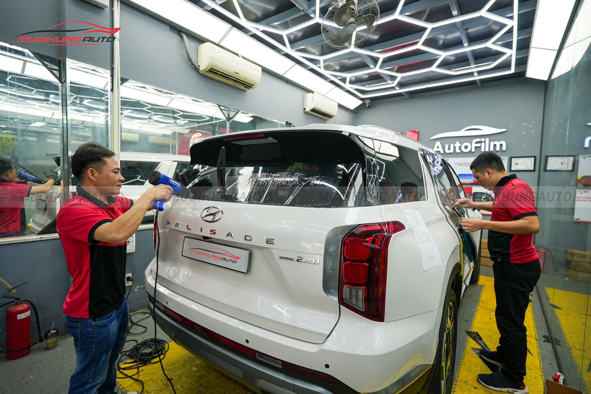 Dán phim cách nhiệt 3M cho ô tô Hyundai Palisade 2024