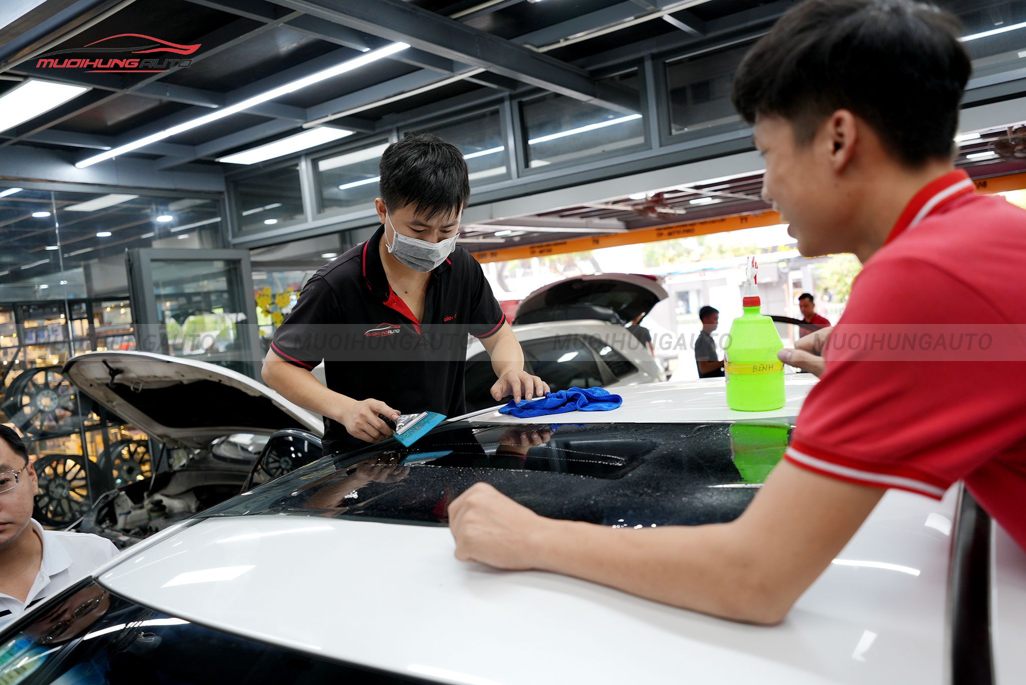 Dán phim cách nhiệt 3M cho ô tô Lexus NX300