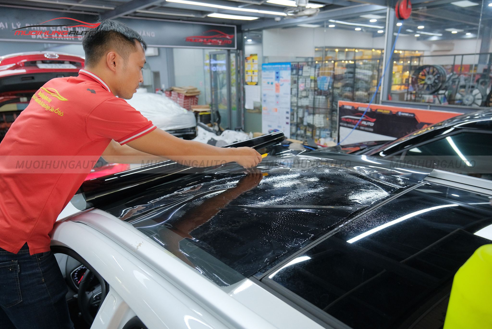 Dán phim cách nhiệt 3M cho ô tô MG HS