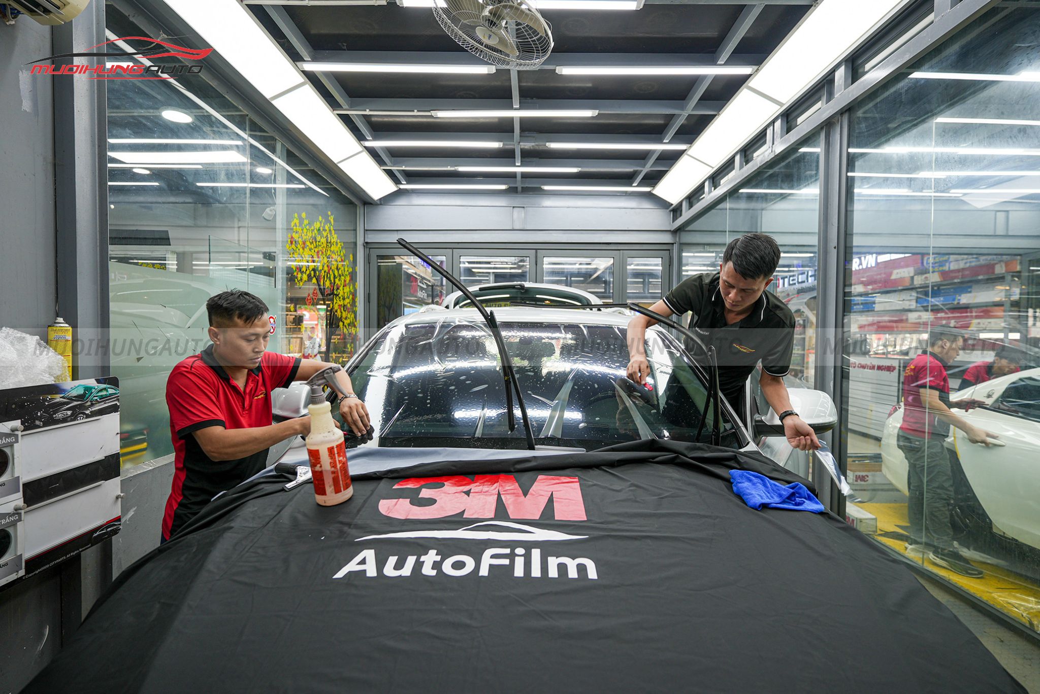 Dán phim cách nhiệt 3M cho xe Audi Q7 2010