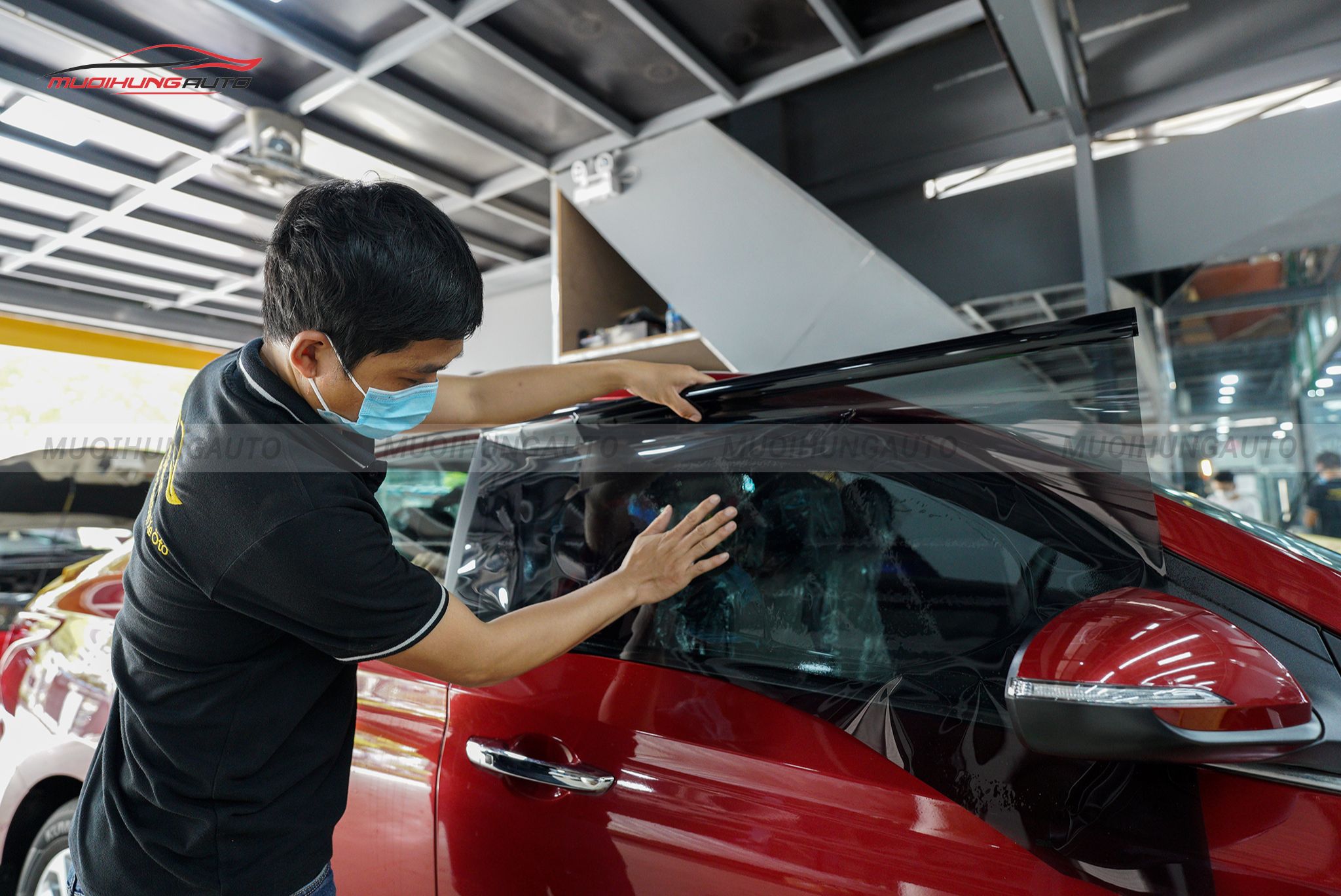 Dán phim cách nhiệt 3M cho xe Hyundai Accent