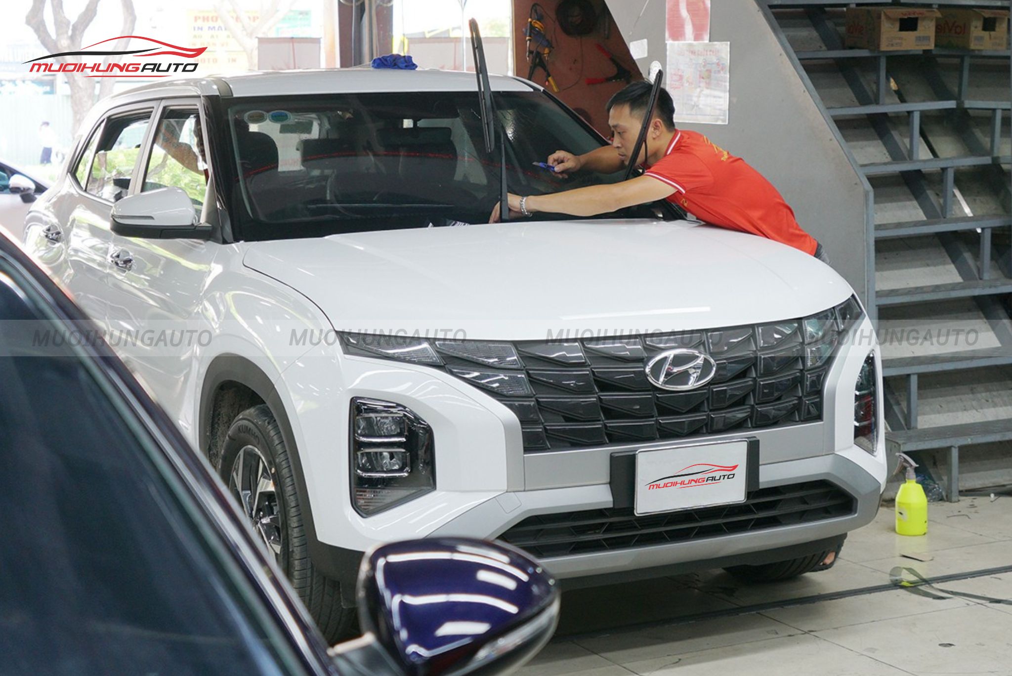 Dán phim cách nhiệt 3M cho xe Hyundai Creta