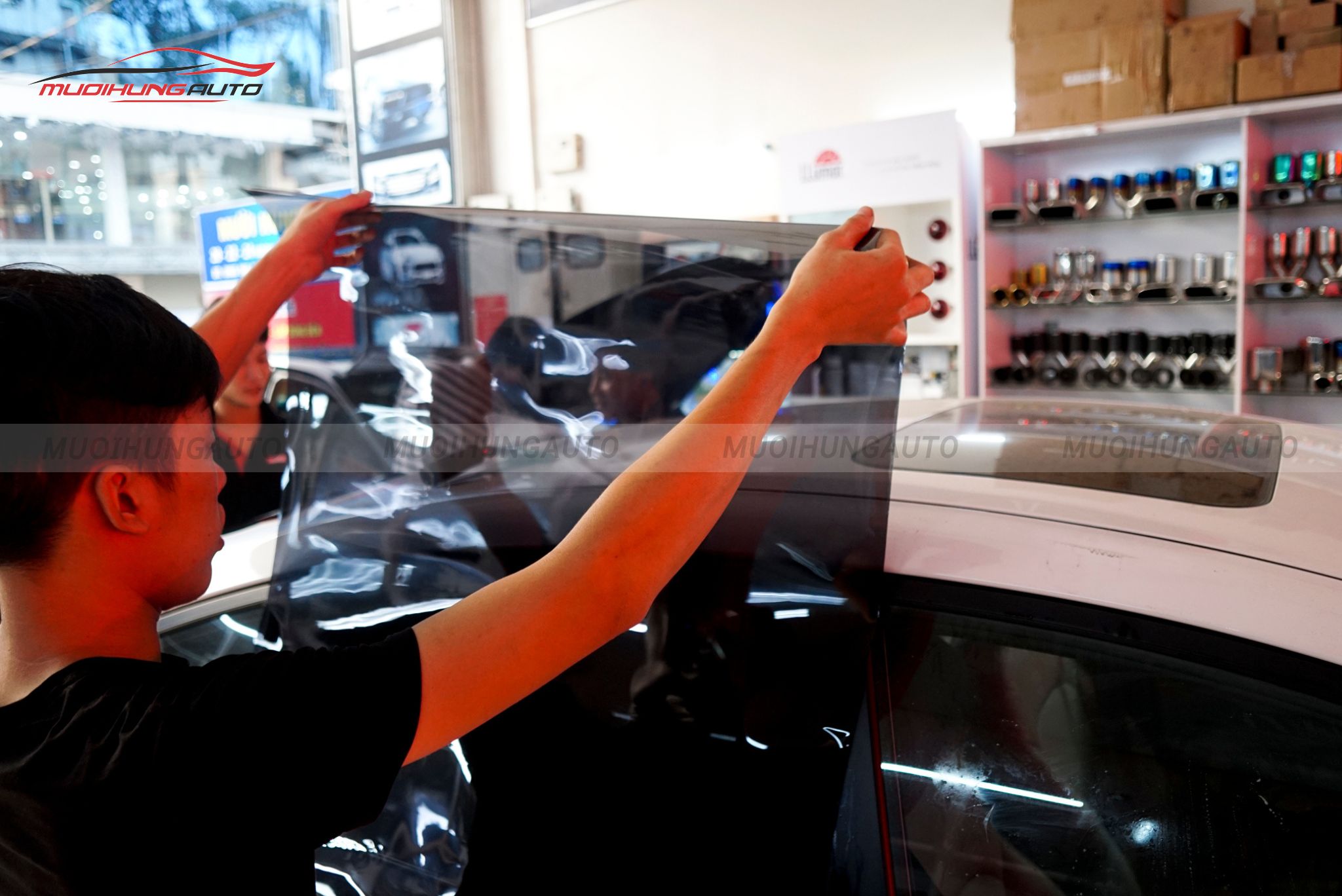 Dán phim cách nhiệt 3M cho xe Hyundai Elantra