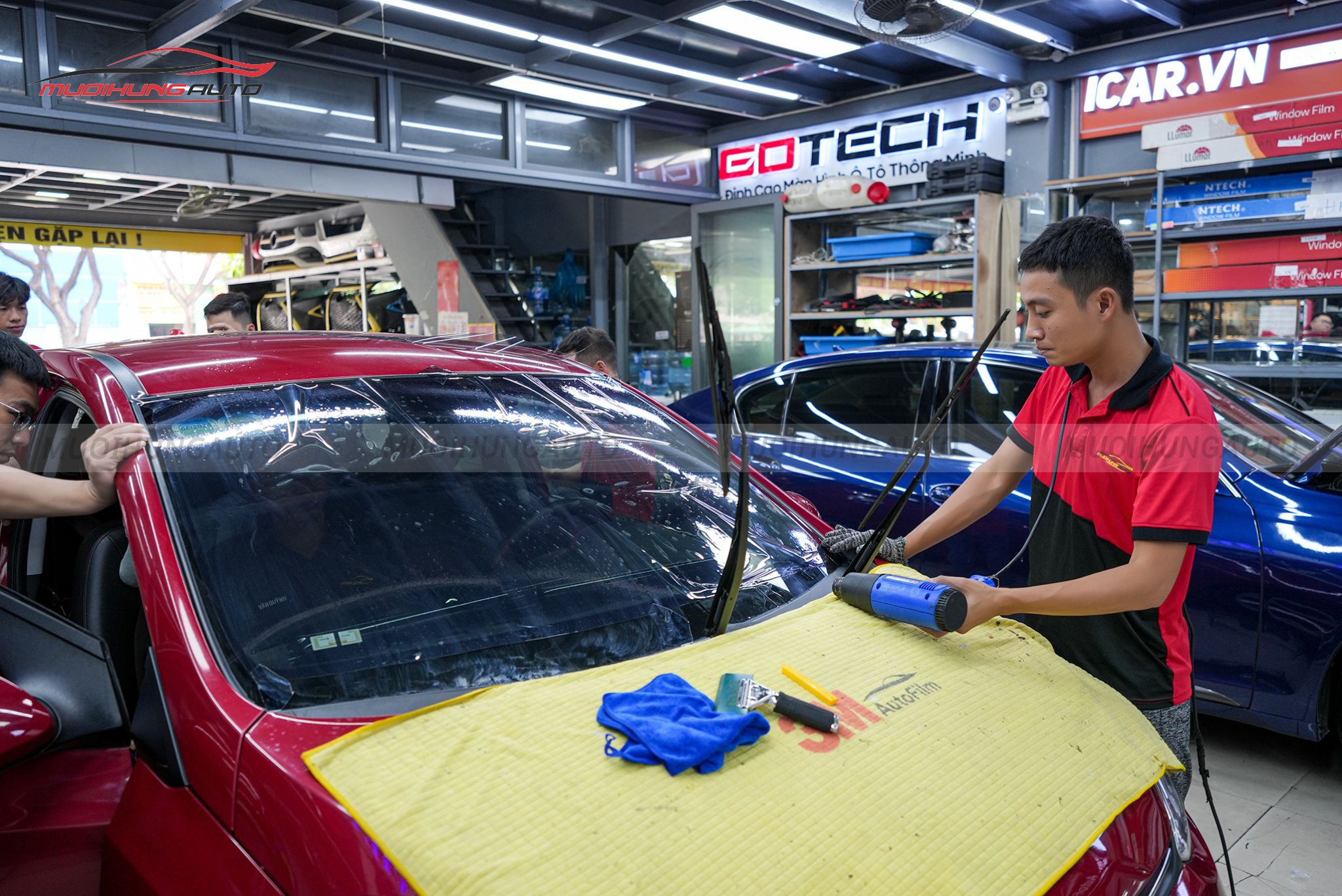 Dán phim cách nhiệt 3M cho xe Hyundai i10 2016