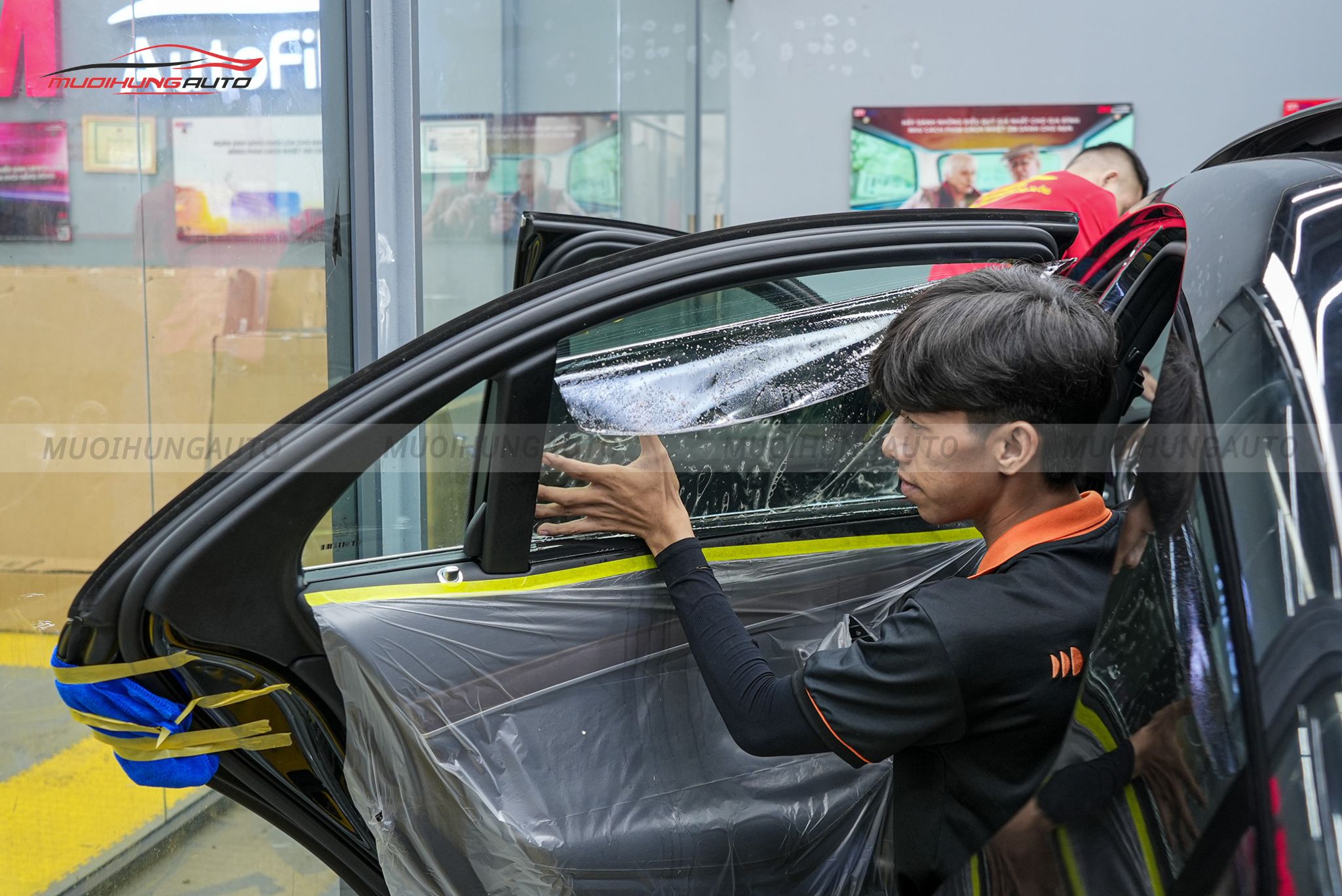 Dán phim cách nhiệt 3M cho xe Mercedes S400 2015