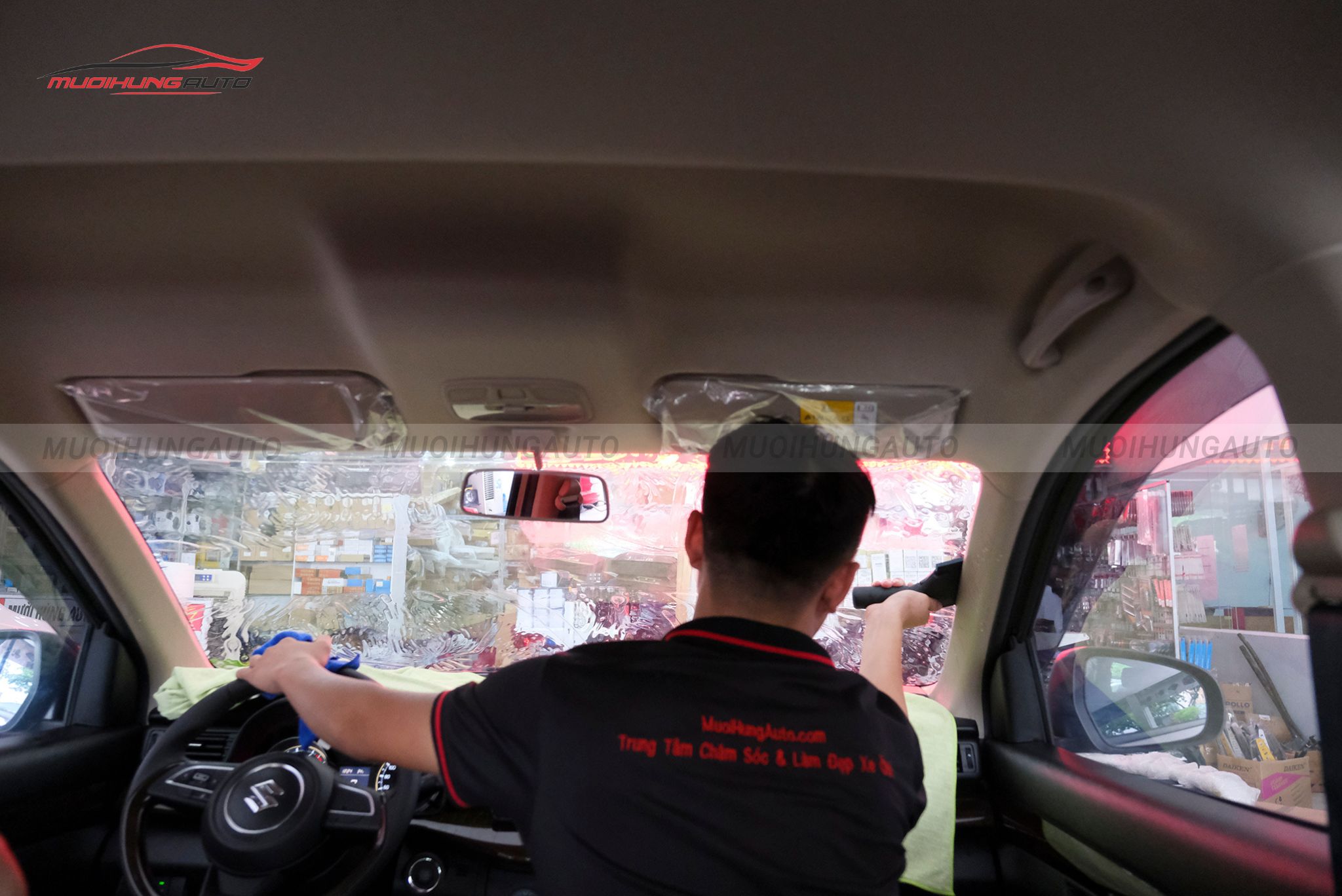 Dán phim cách nhiệt 3M cho xe Suzuki Ertiga 2019