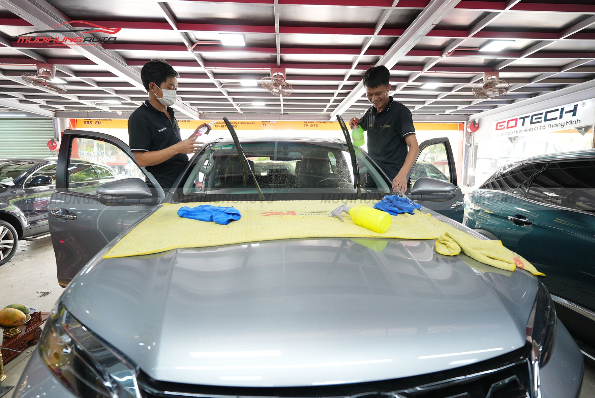 Dán phim cách nhiệt 3M cho xe Toyota Fortuner 2022