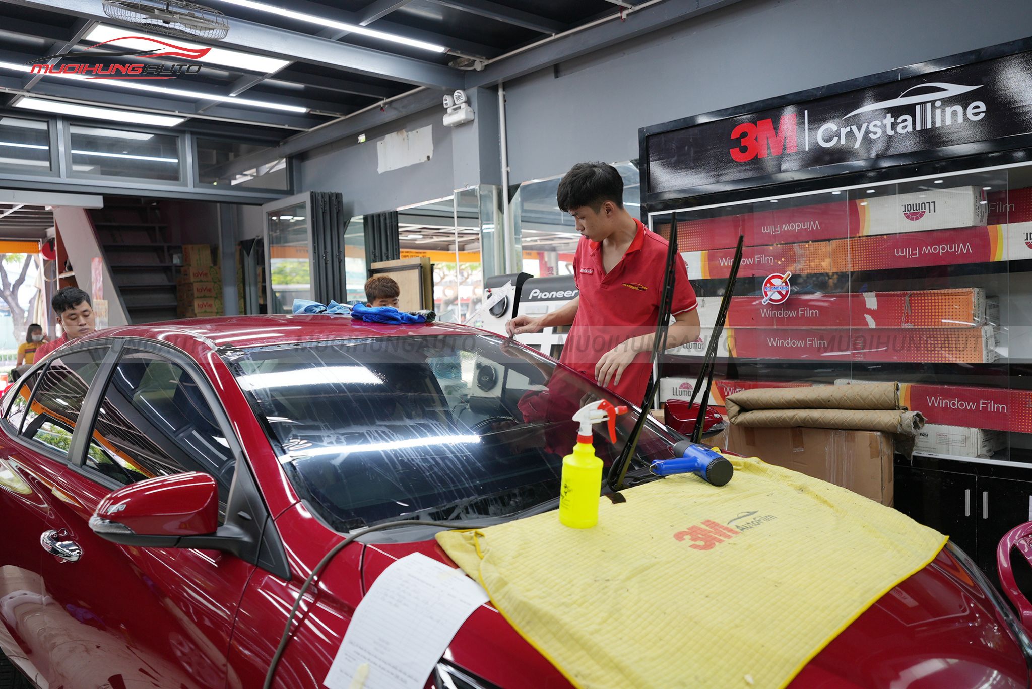 Dán phim cách nhiệt 3M cho xe Toyota Vios 2022