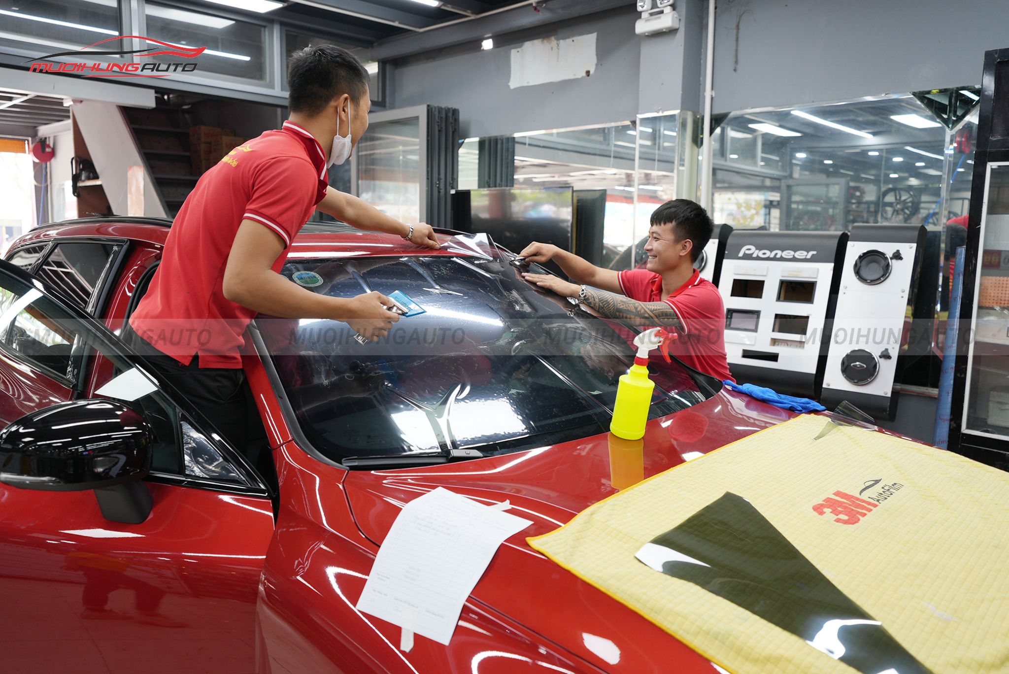 Dán phim cách nhiệt 3M cho xe Volvo XC60