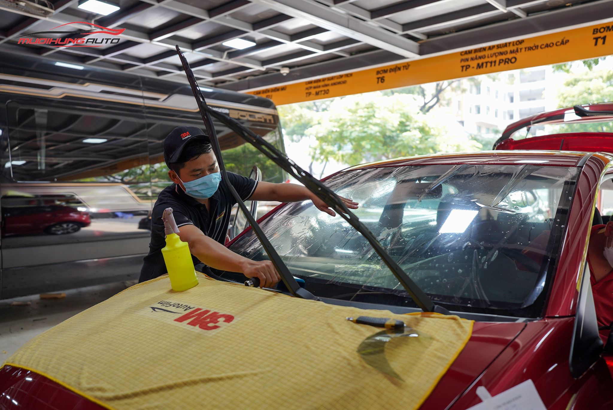 Dán phim cách nhiệt 3M Honda Brio