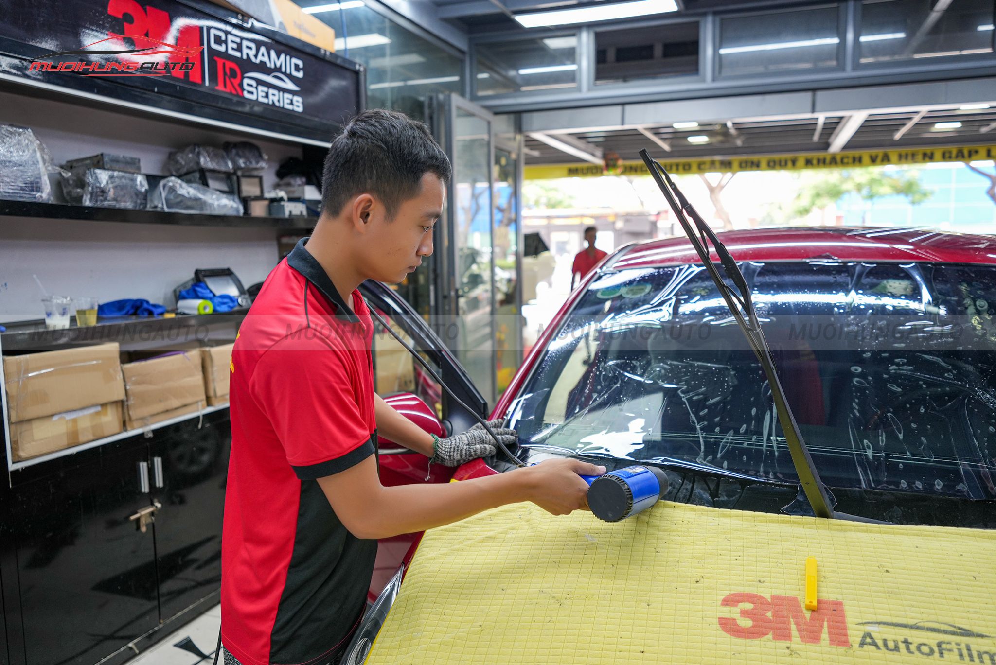 Dán phim cách nhiệt 3M Hyundai i10 2016