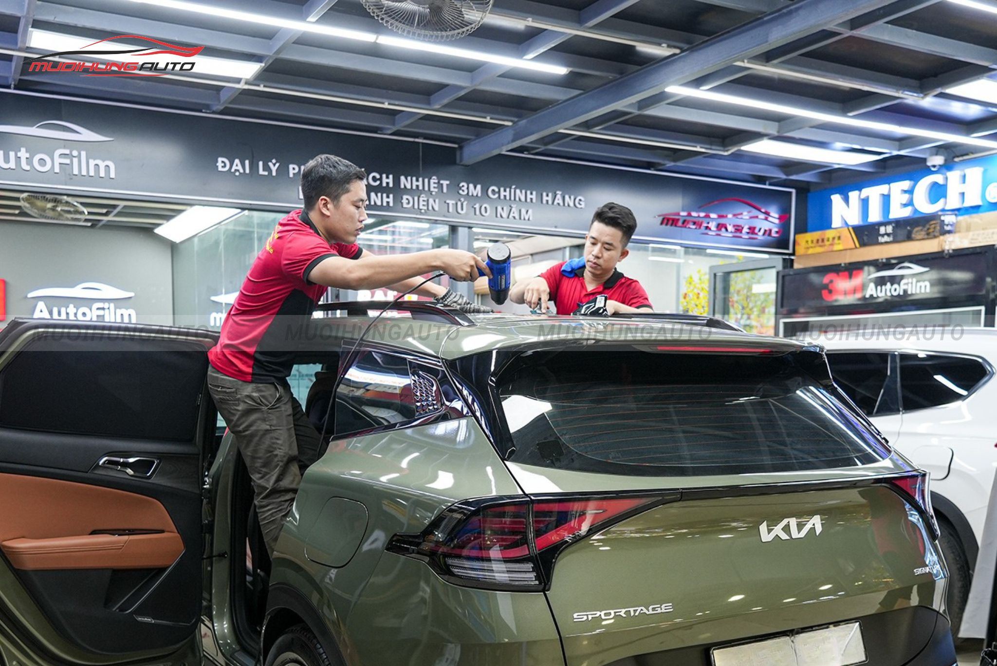 Dán phim cách nhiệt 3M Kia Sportage 2023
