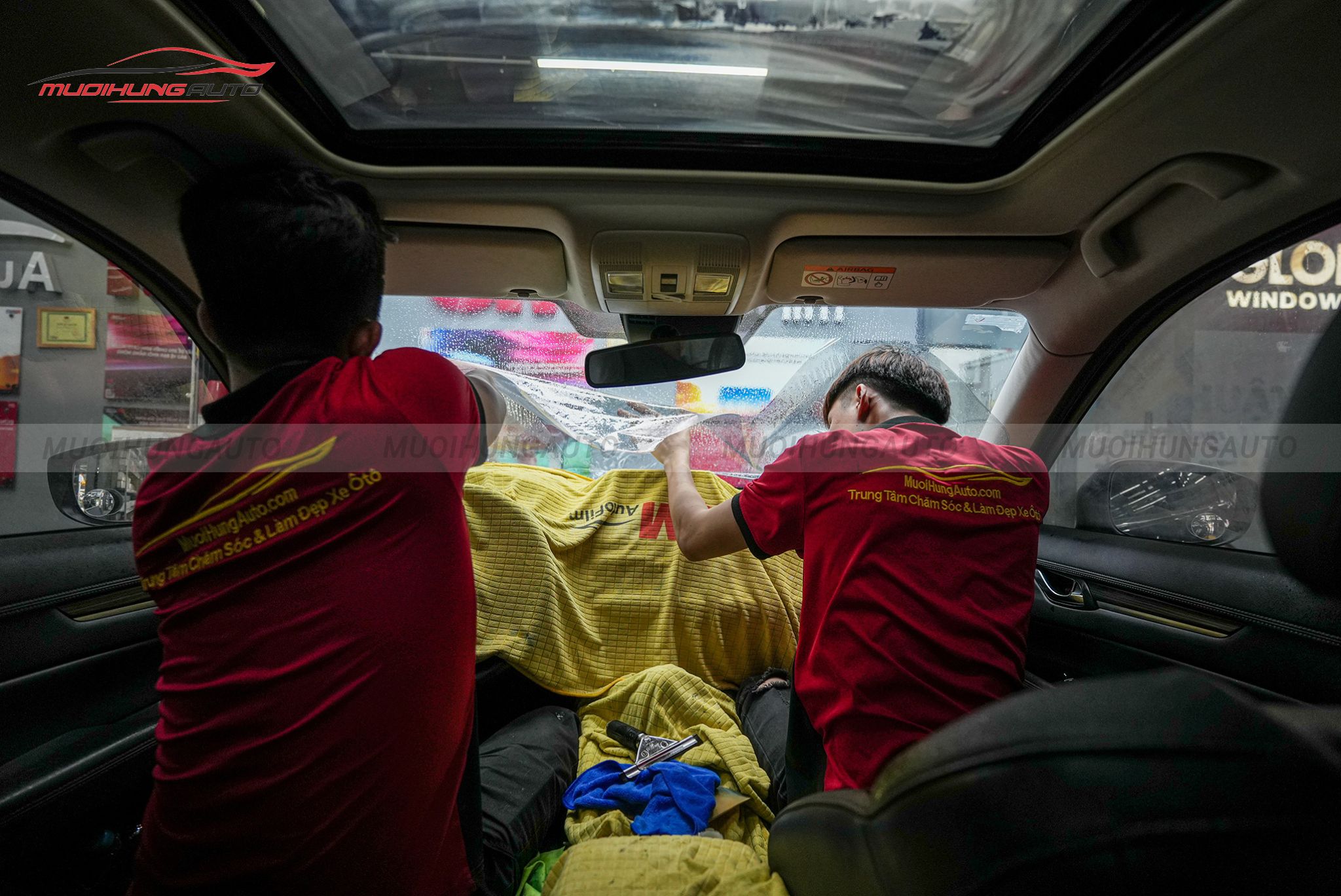 Dán phim cách nhiệt 3M Mazda CX5