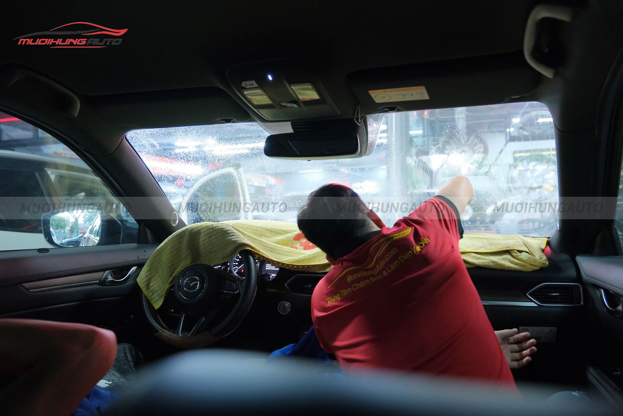 Dán phim cách nhiệt 3M Mazda CX8
