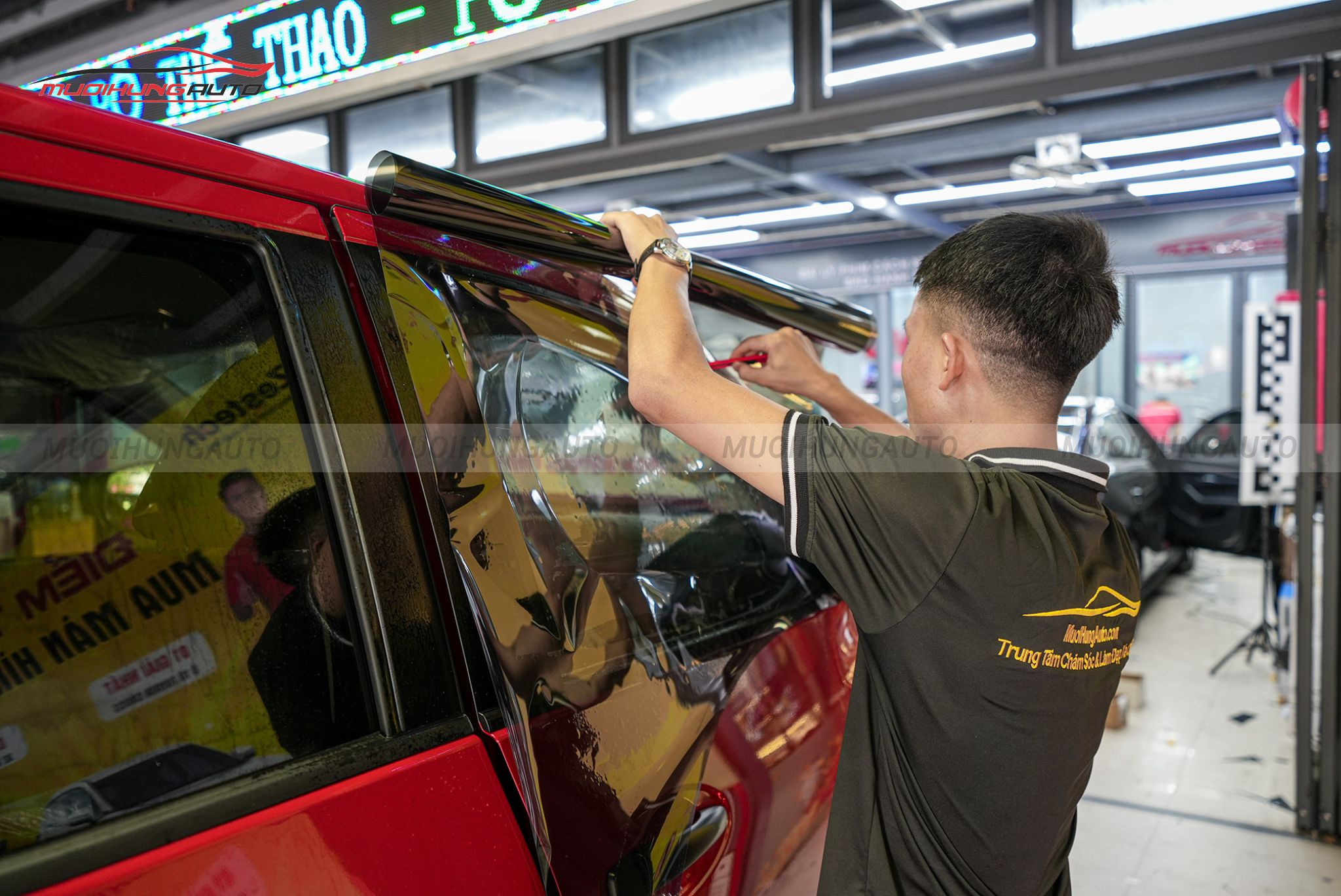 Dán phim cách nhiệt 3M Nissan Navara