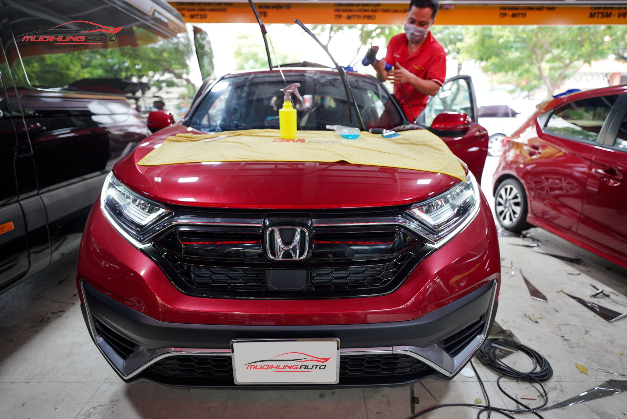 Dán phim cách nhiệt 3M ô tô Honda CRV