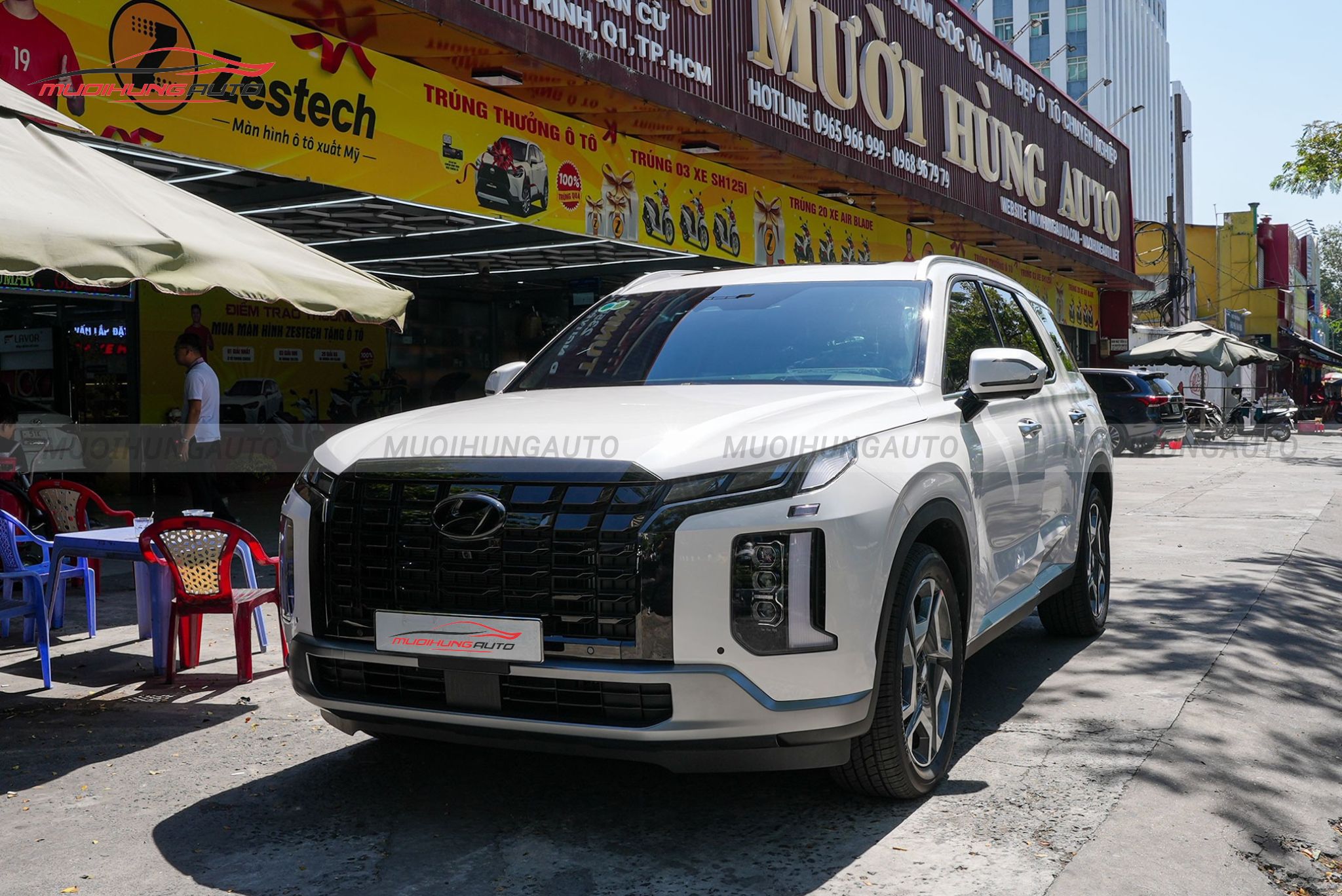 Dán phim cách nhiệt 3M ô tô Hyundai Palisade 2024