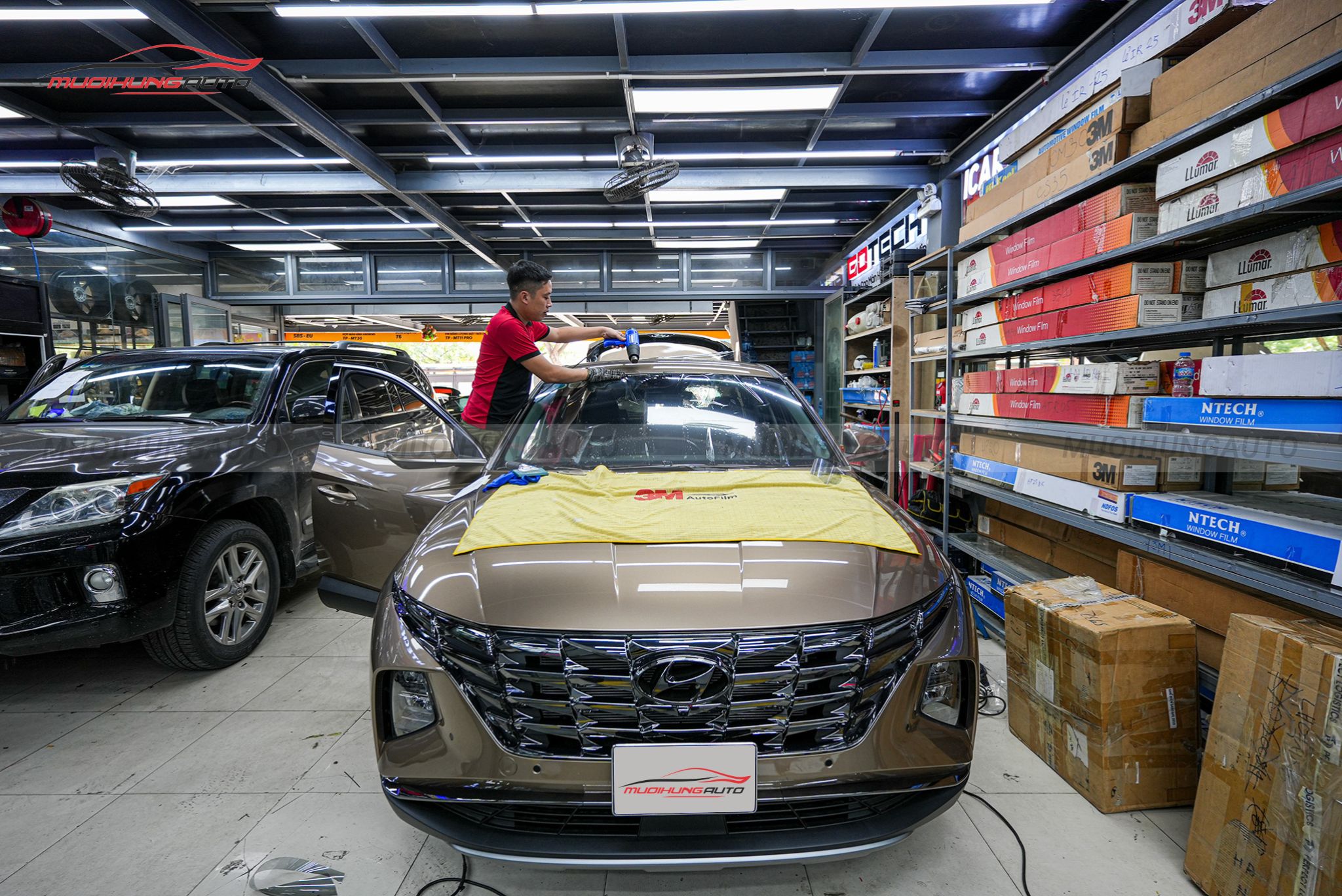 Dán phim cách nhiệt 3M ô tô Hyundai Tucson 2022