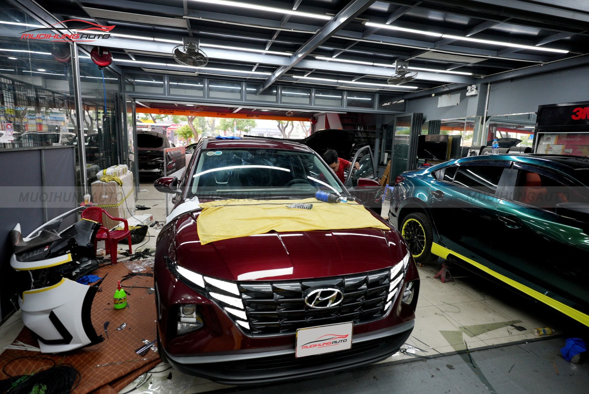 Dán phim cách nhiệt 3M ô tô Hyundai Tucson