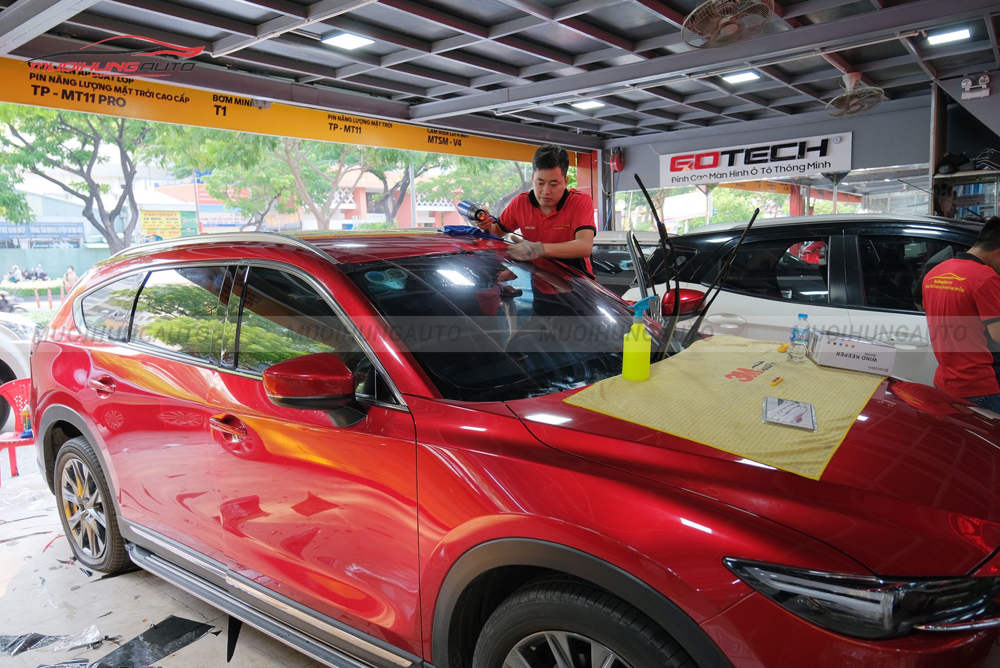 Dán phim cách nhiệt 3M ô tô Mazda CX8