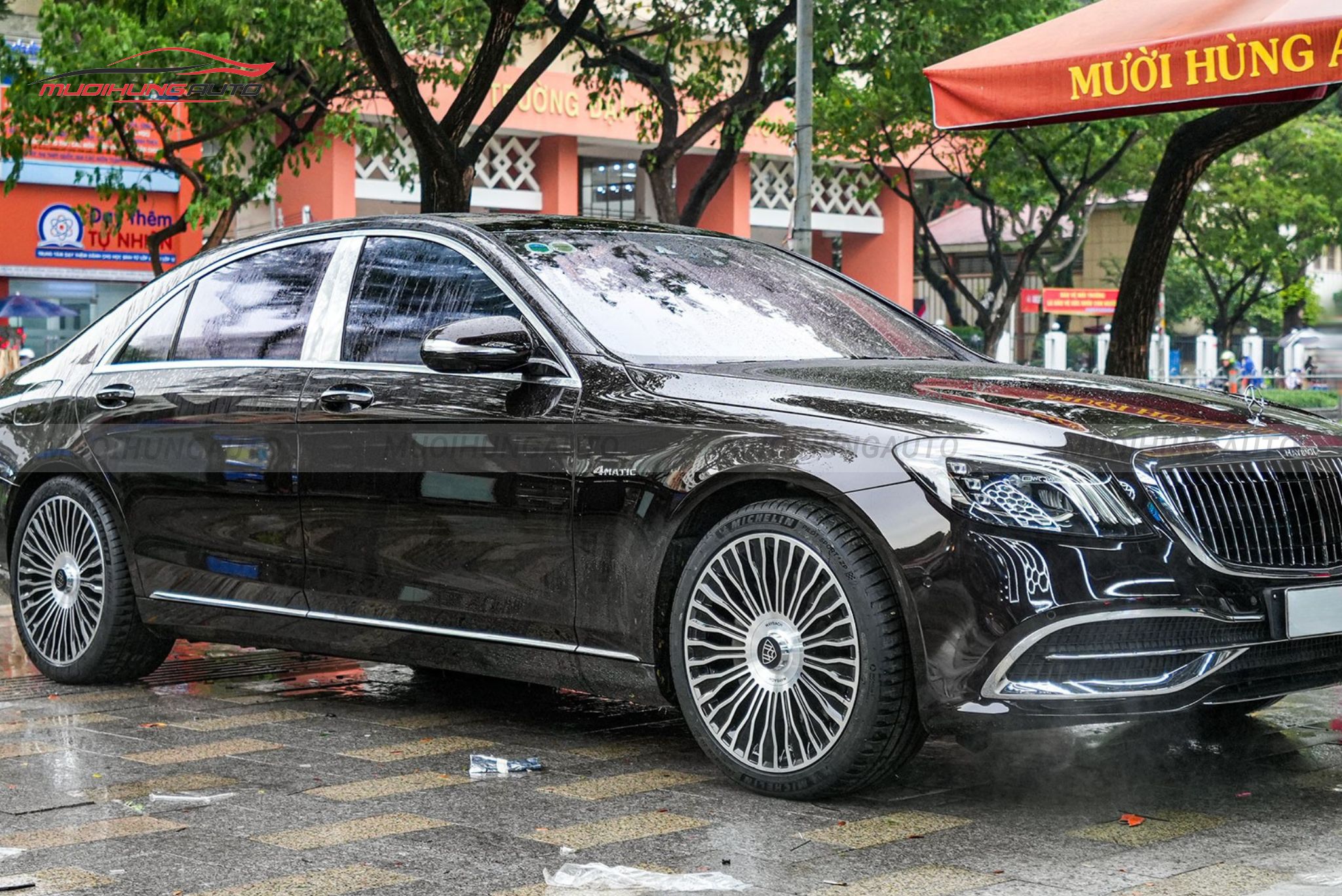 Dán phim cách nhiệt 3M ô tô Mercedes S450 2020