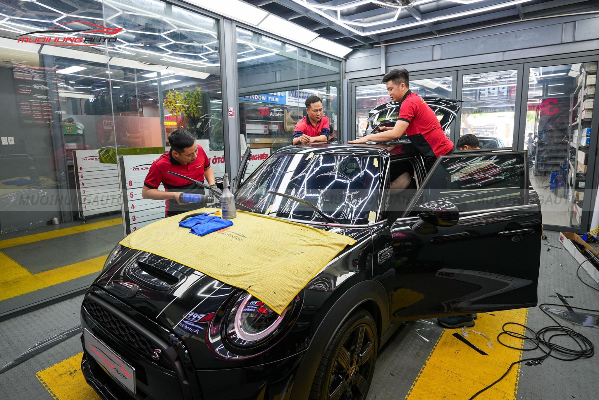 Dán phim cách nhiệt 3M ô tô Mini Cooper 2024