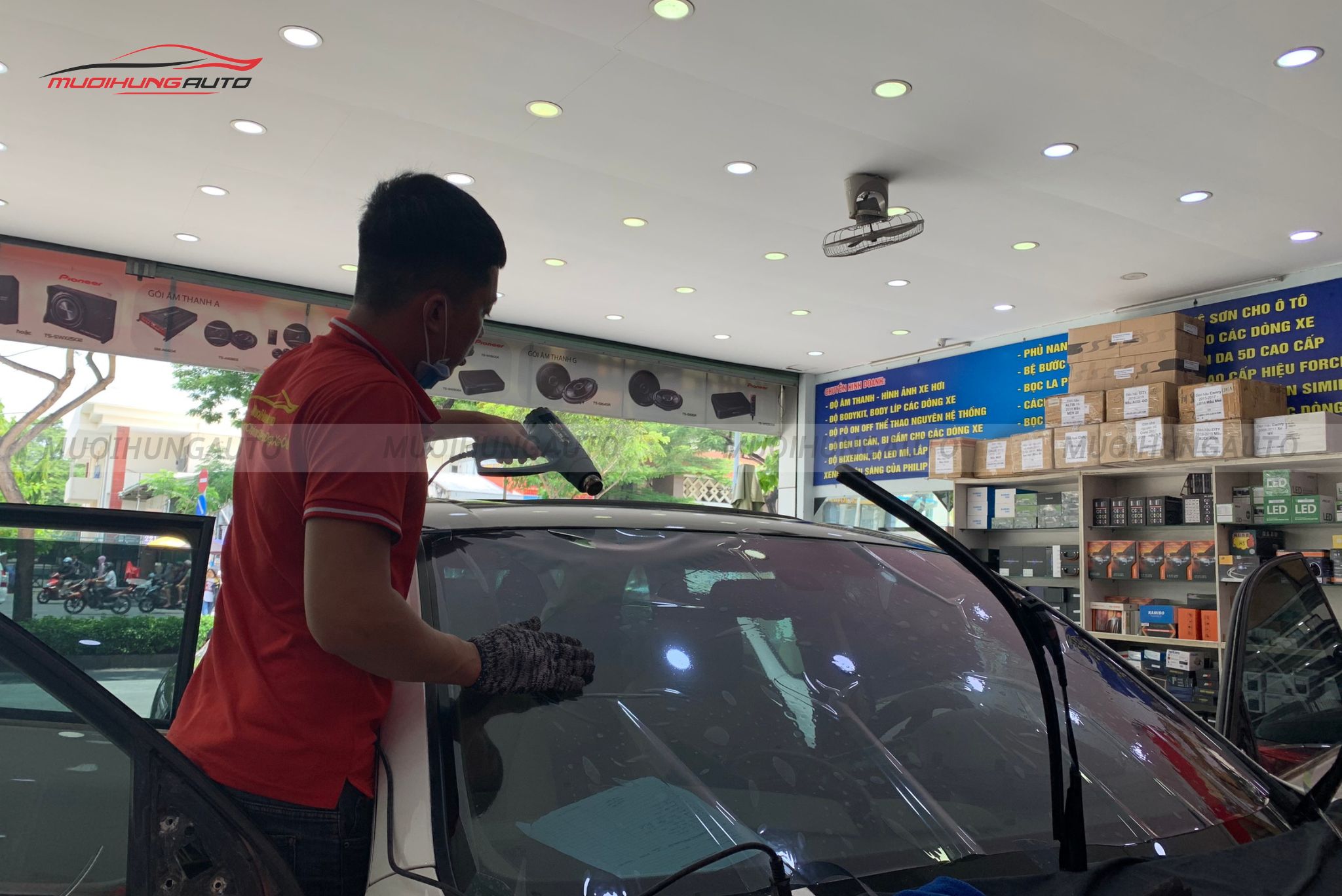 Dán phim cách nhiệt 3M ô tô Porsche Cayenne S