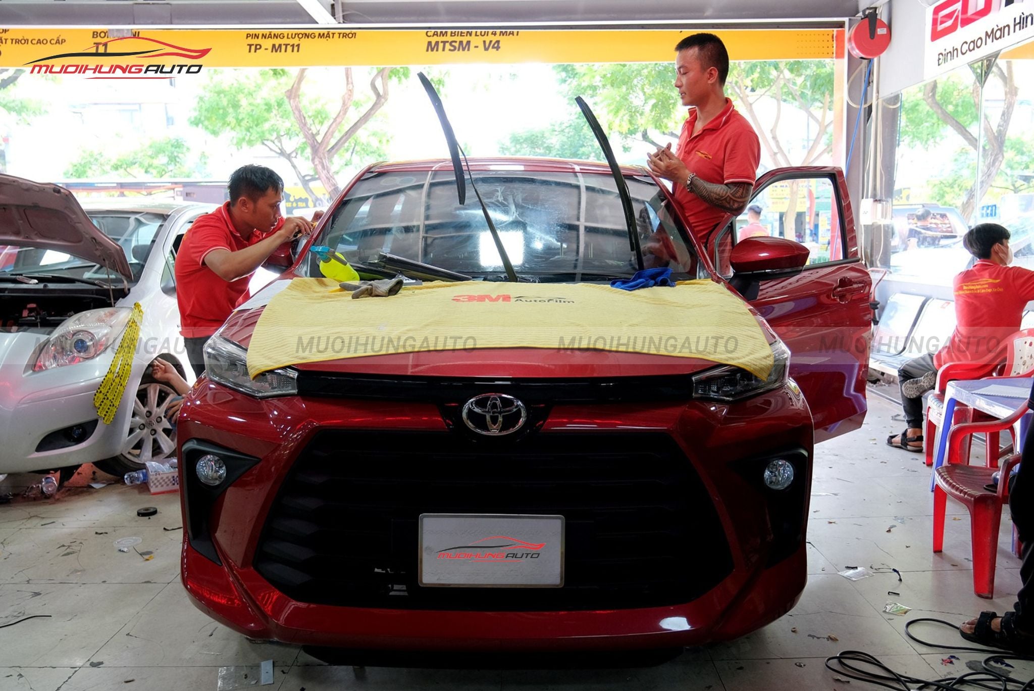 Dán phim cách nhiệt 3M ô tô Toyota Avanza