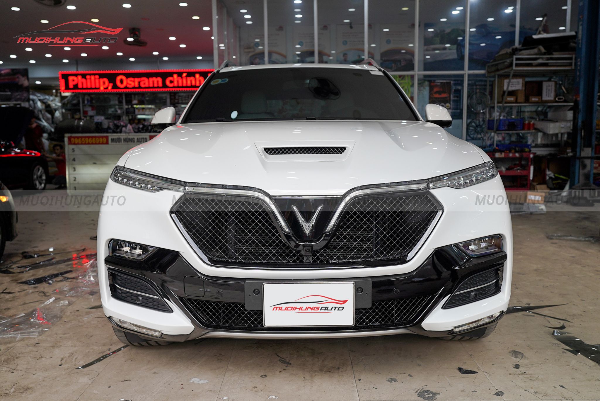 Dán phim cách nhiệt 3M ô tô Vinfast President V8