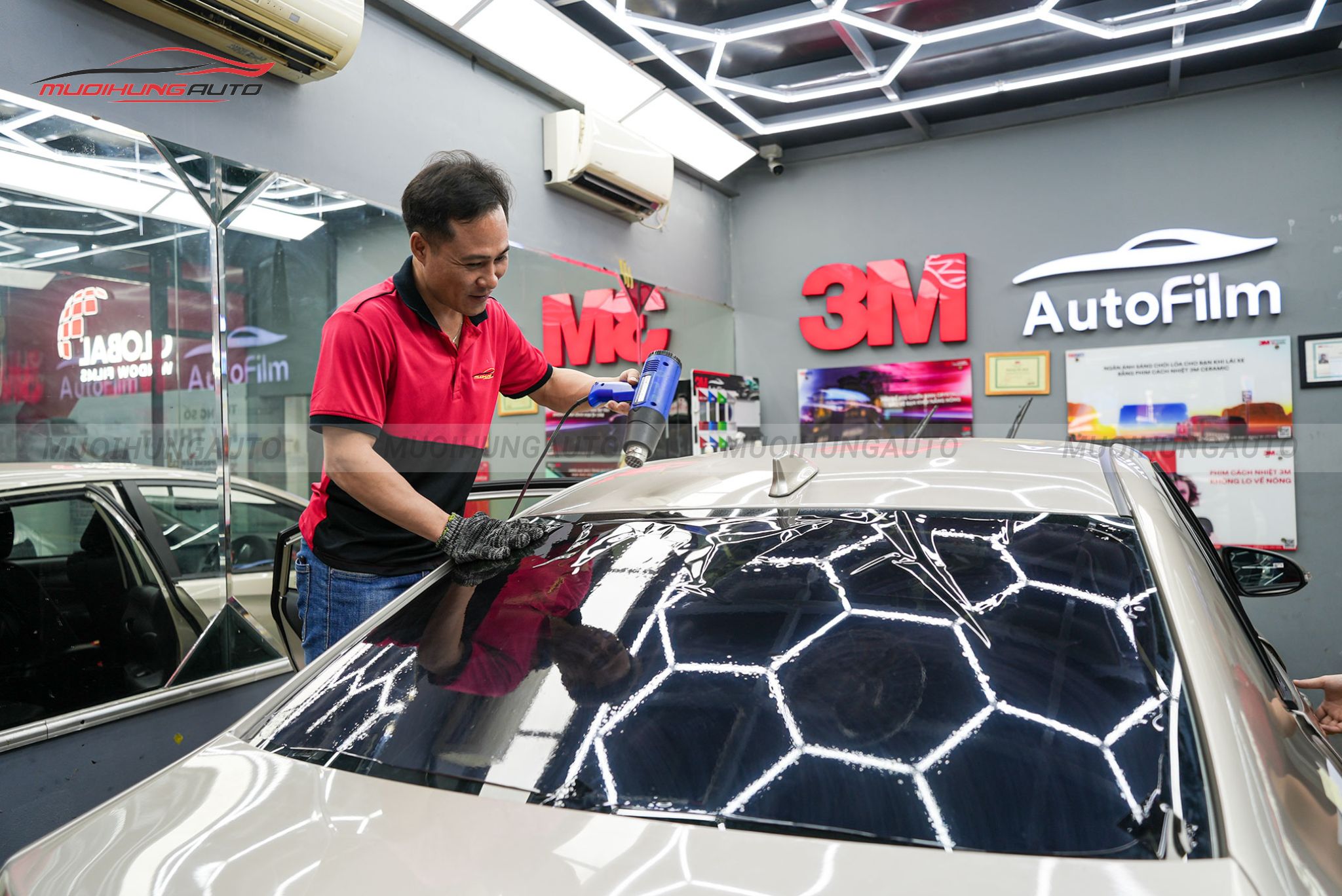 Dán phim cách nhiệt 3M xe Toyota Vios 2024