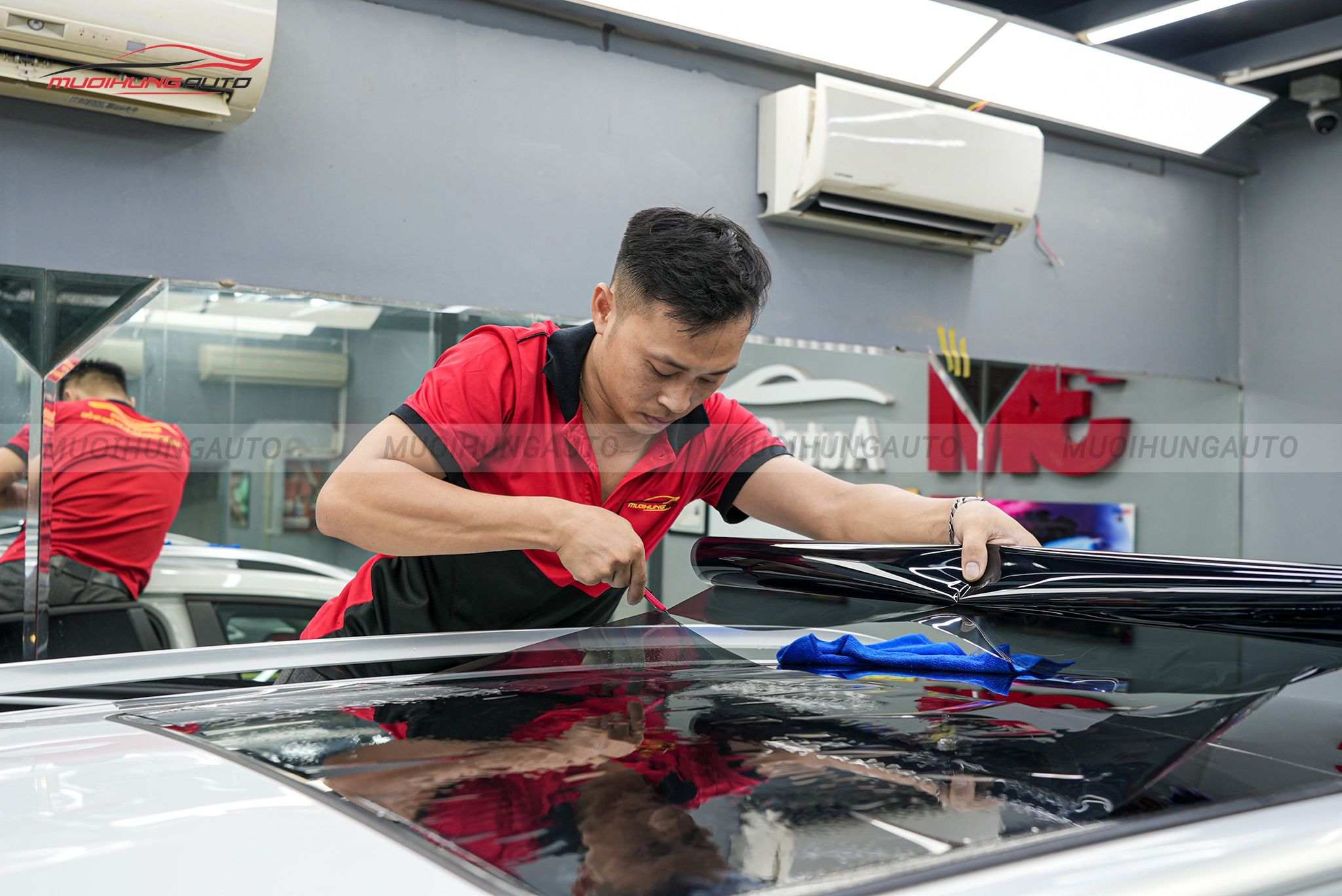 Dán phim cách nhiệt 3M xe Volkswagen Teramont 2022