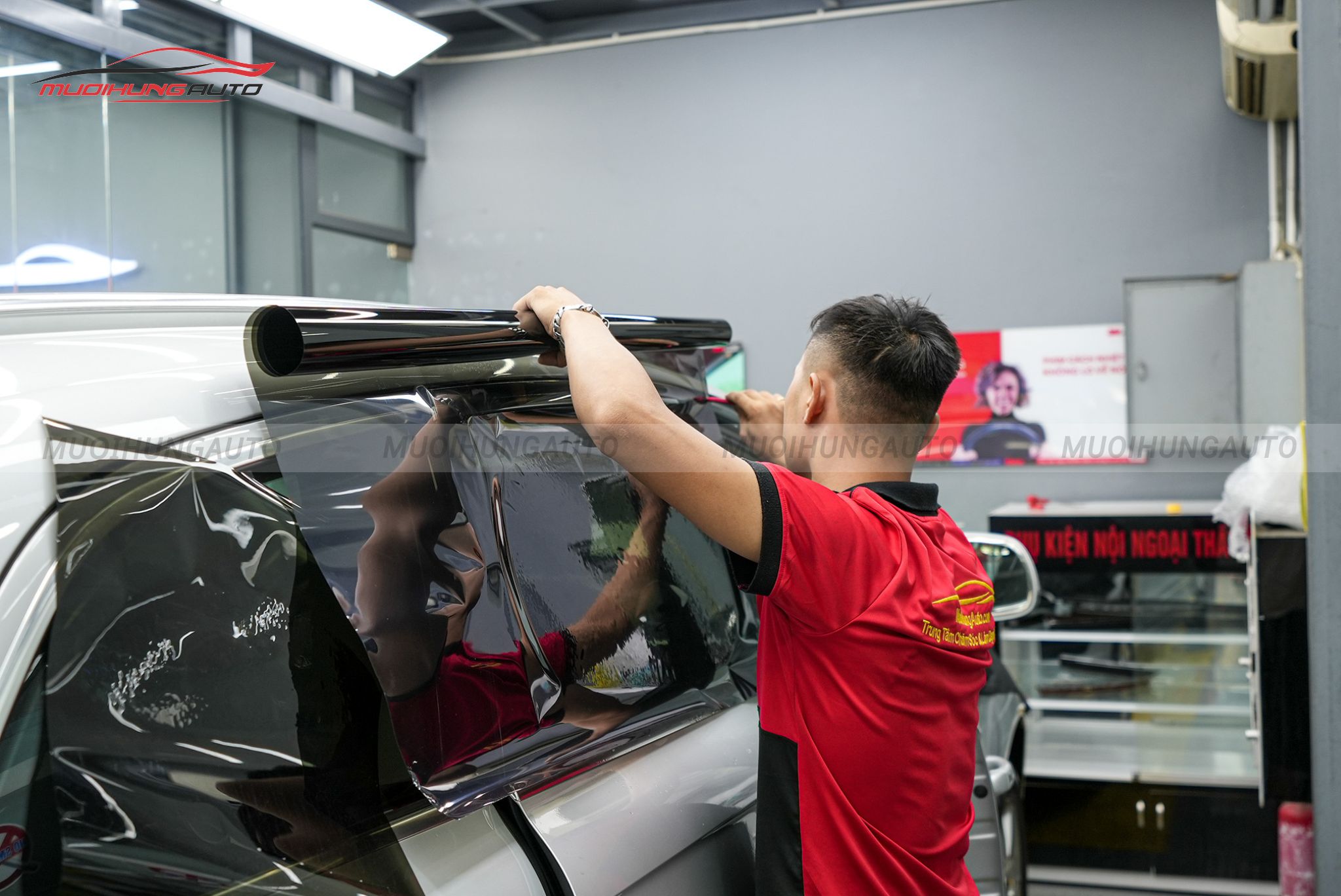 Dán phim cách nhiệt ô tô 3M Audi Q7 2010