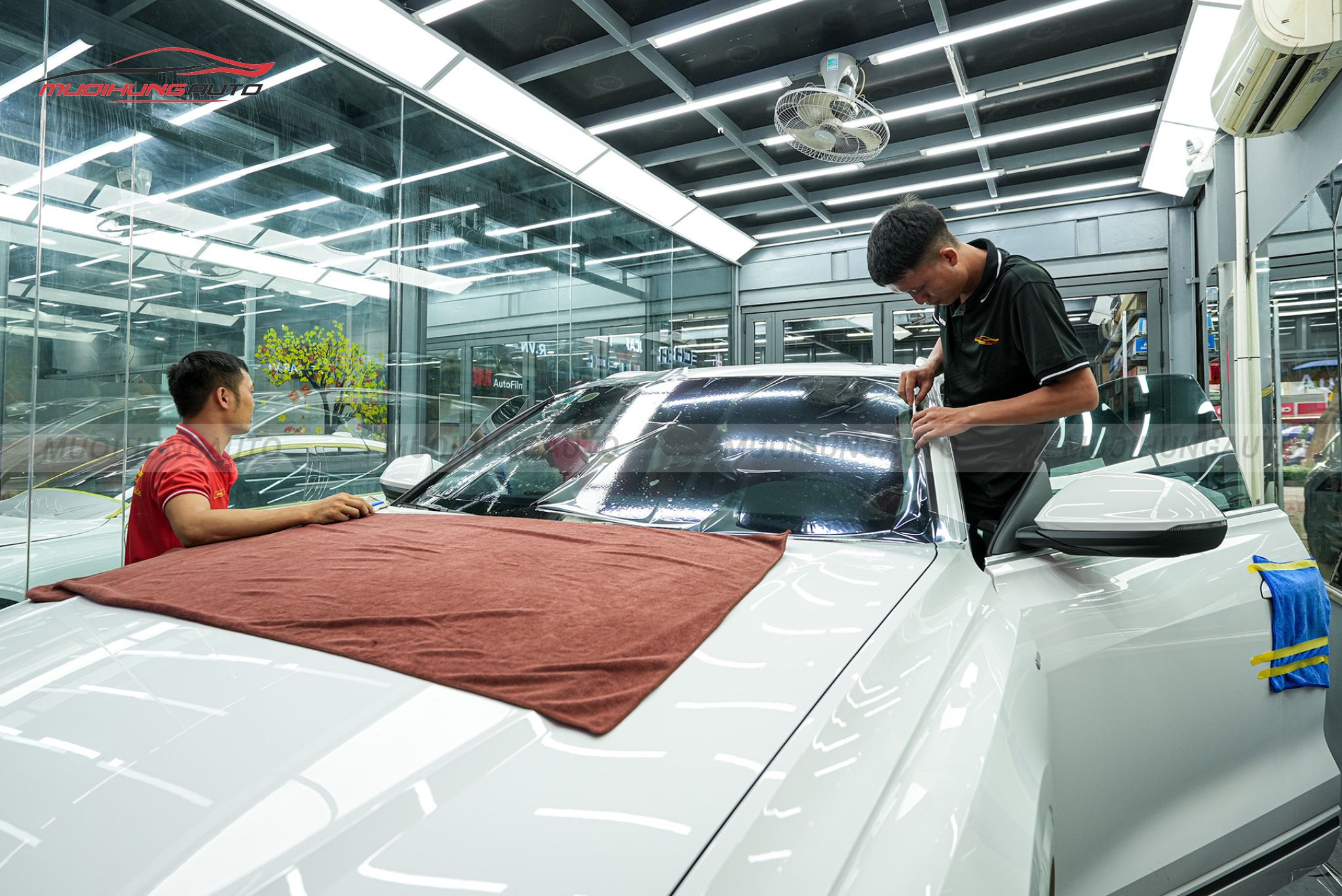 Dán phim cách nhiệt ô tô 3M Audi Q8