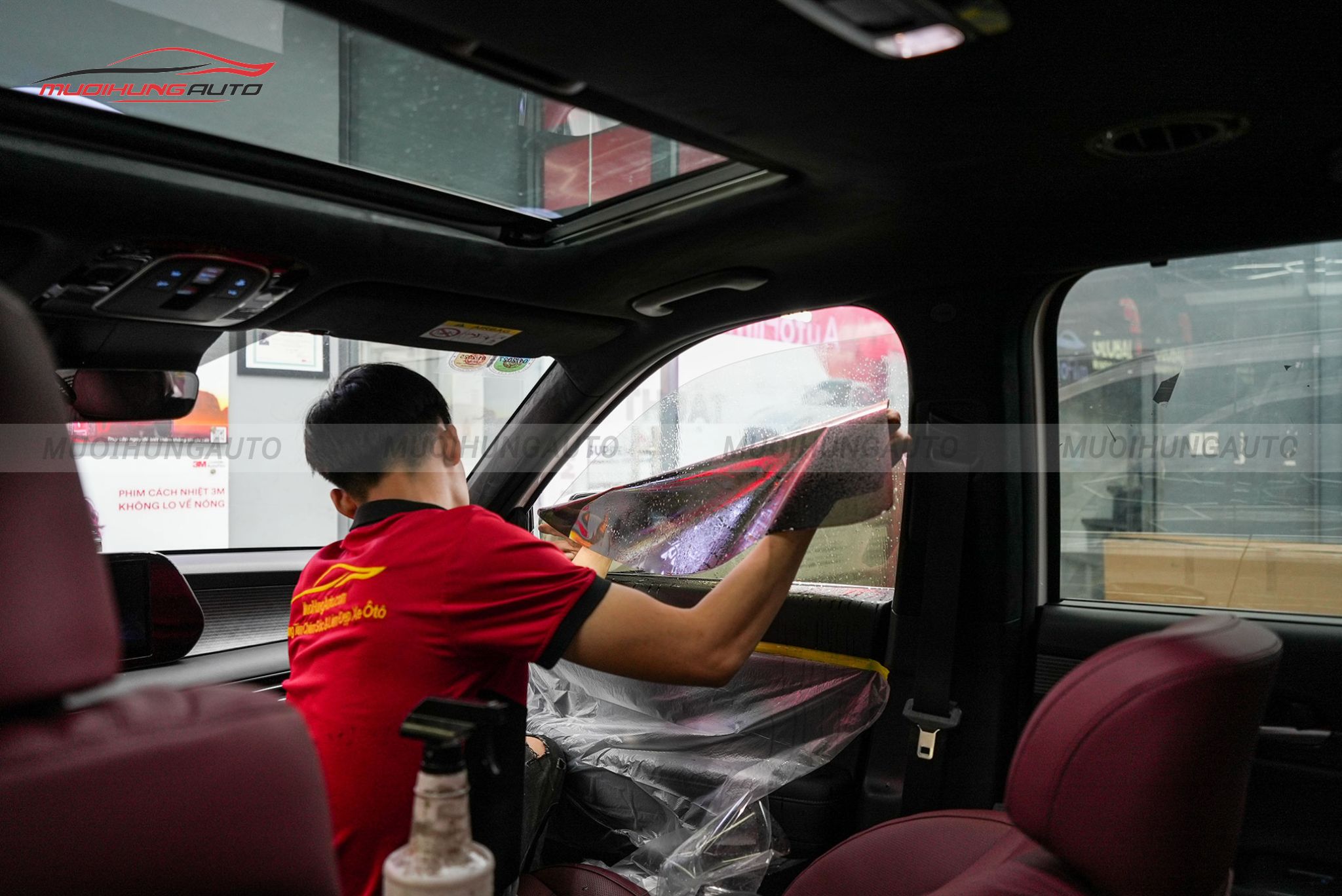 Dán phim cách nhiệt ô tô 3M cho xe Hyundai Palisade 2024