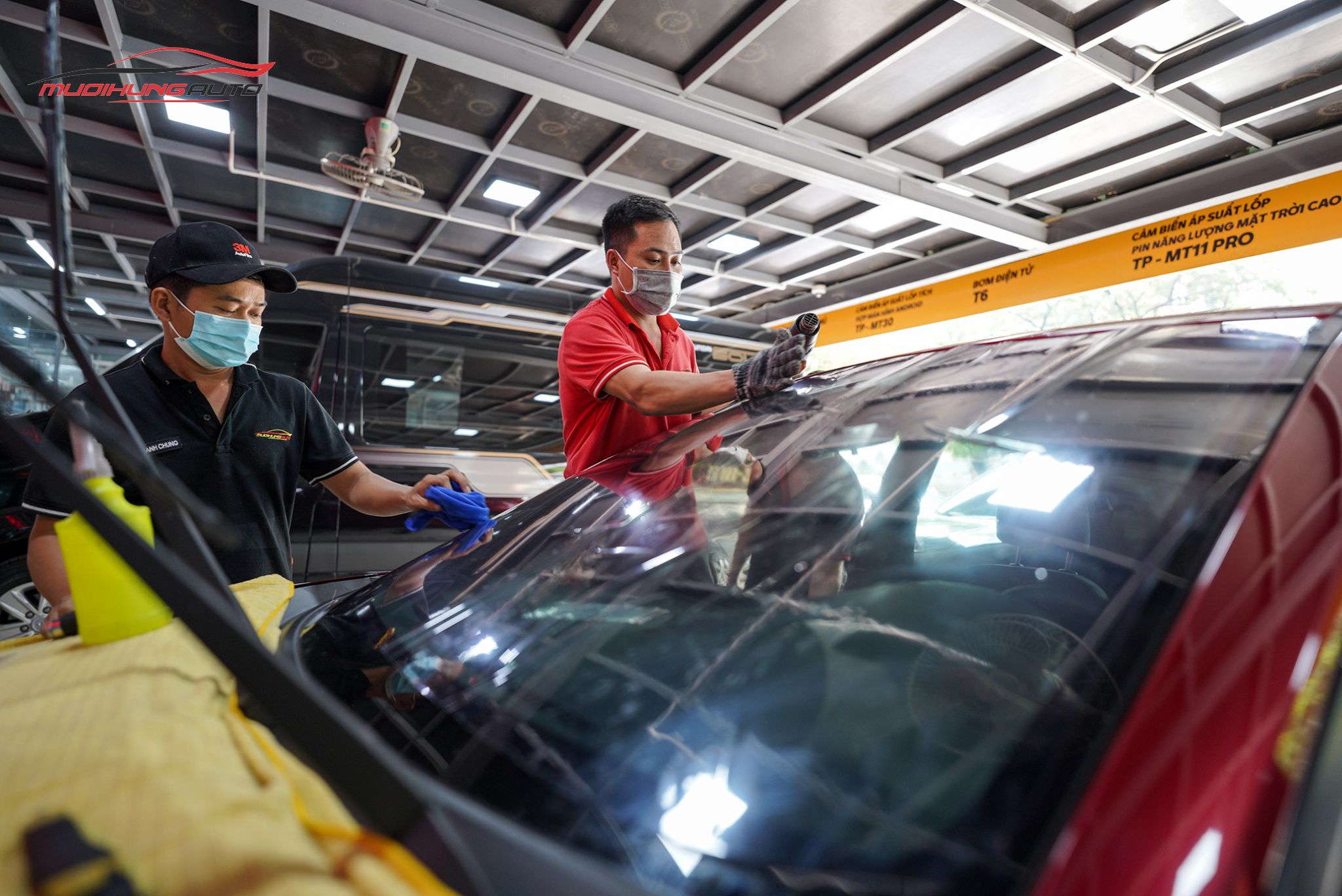 Dán phim cách nhiệt ô tô 3M Honda Brio