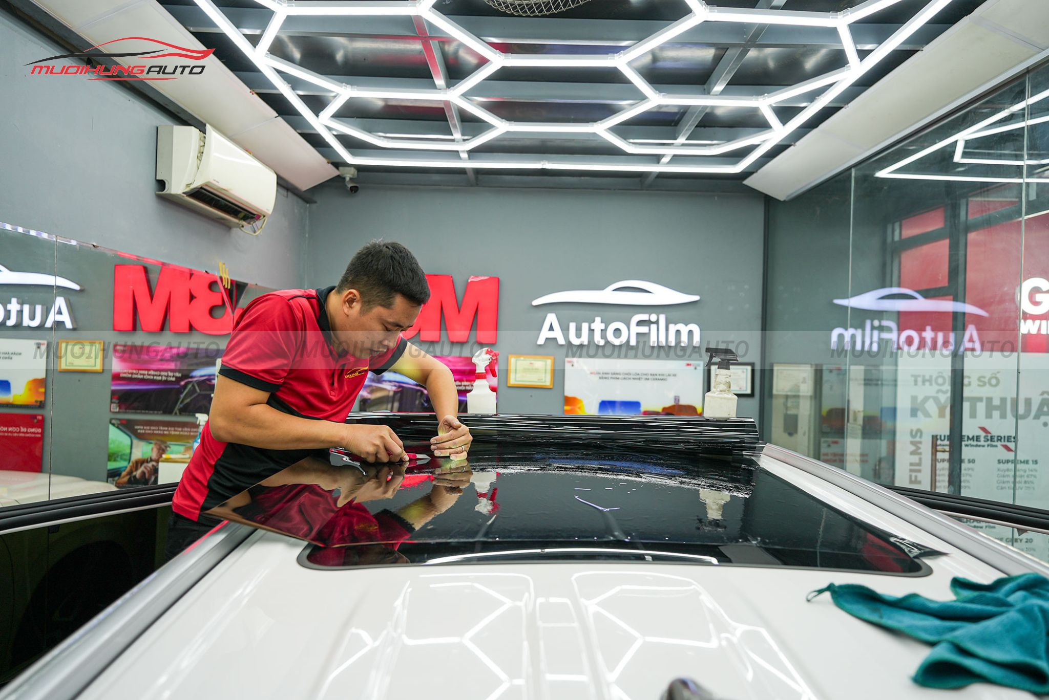 Dán phim cách nhiệt ô tô 3M Hyundai Palisade 2024