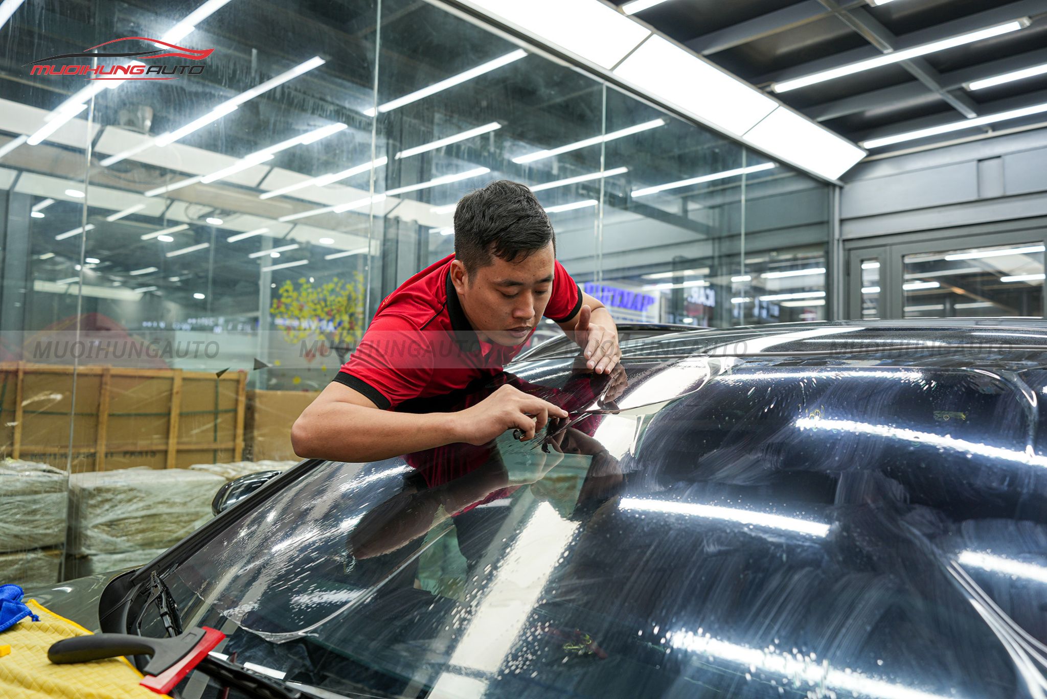 Dán phim cách nhiệt ô tô 3M Kia Sportage