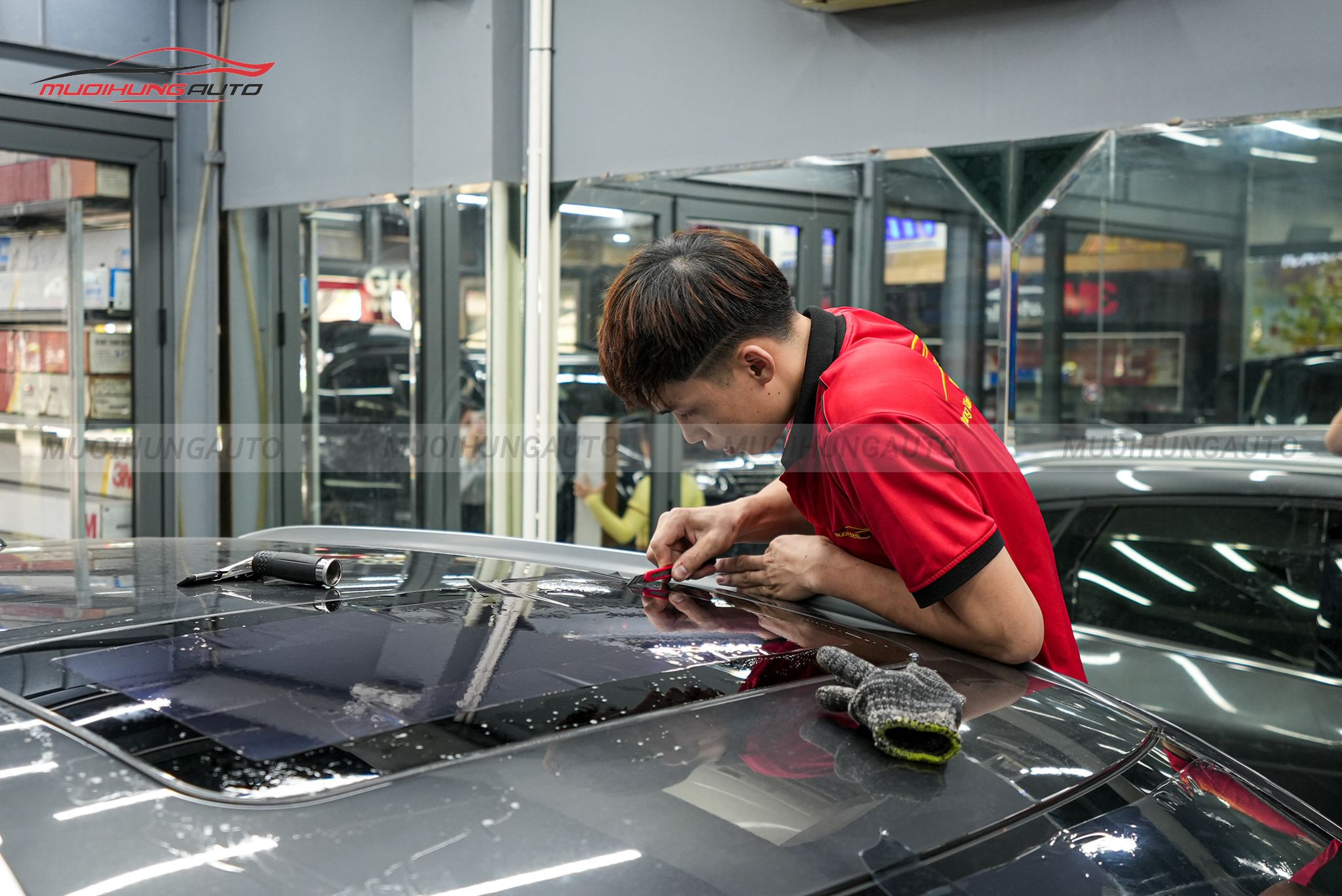 Dán phim cách nhiệt ô tô 3M Mazda CX5