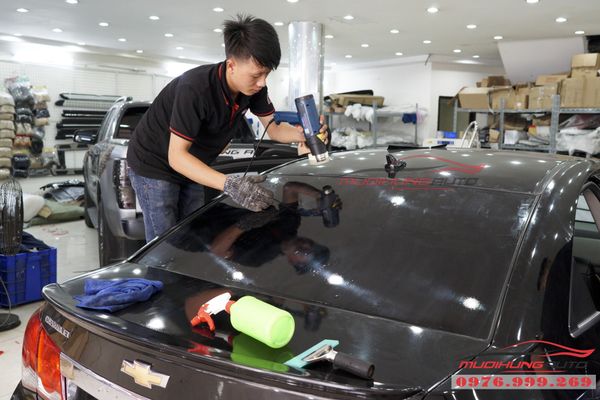 Dán phim chống nóng Llumar Chevrolet Cruze Tại Tphcm 04
