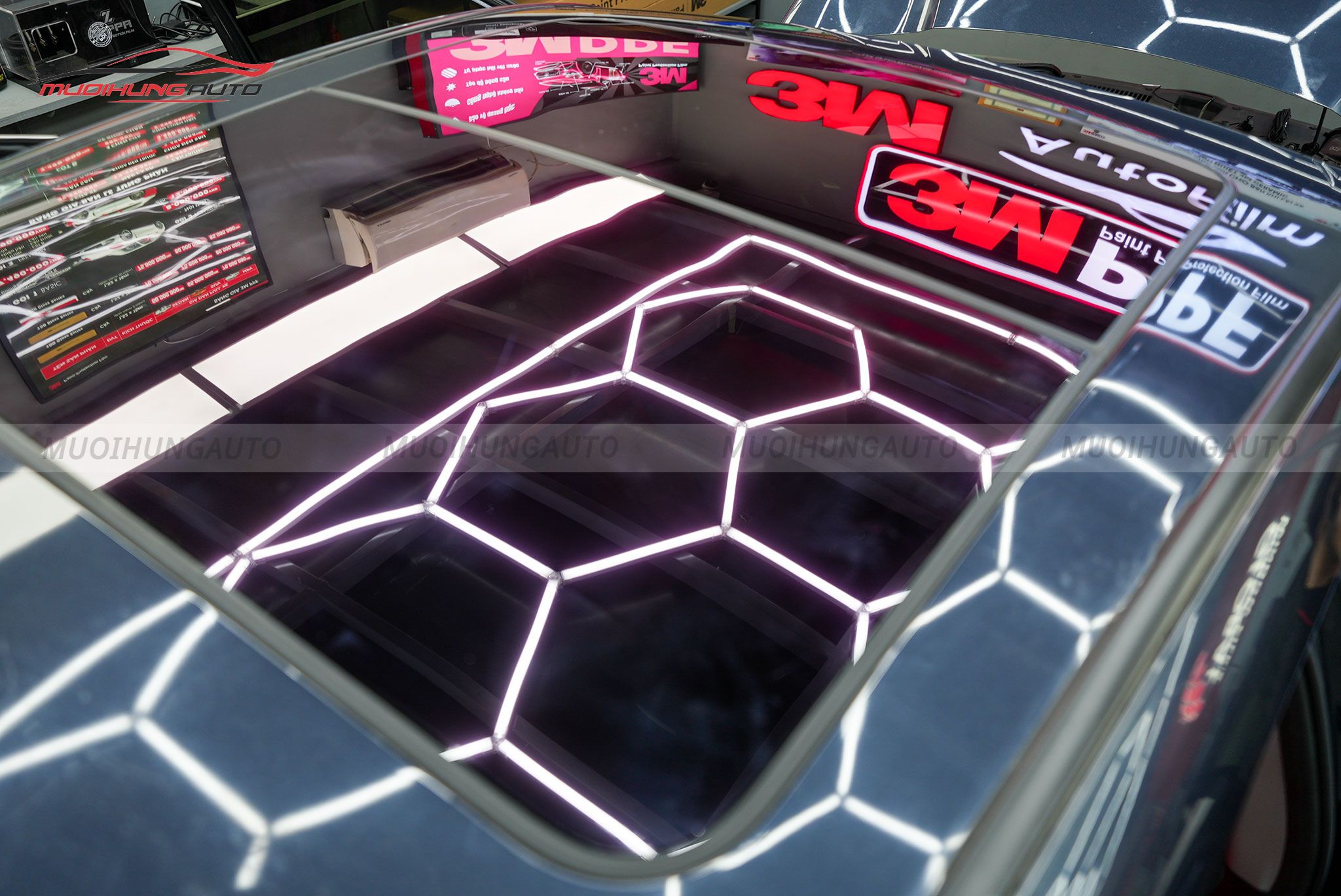 Dán phim PPF TPU SUNROOF cách nhiệt cửa sổ trời Honda CRV 2023