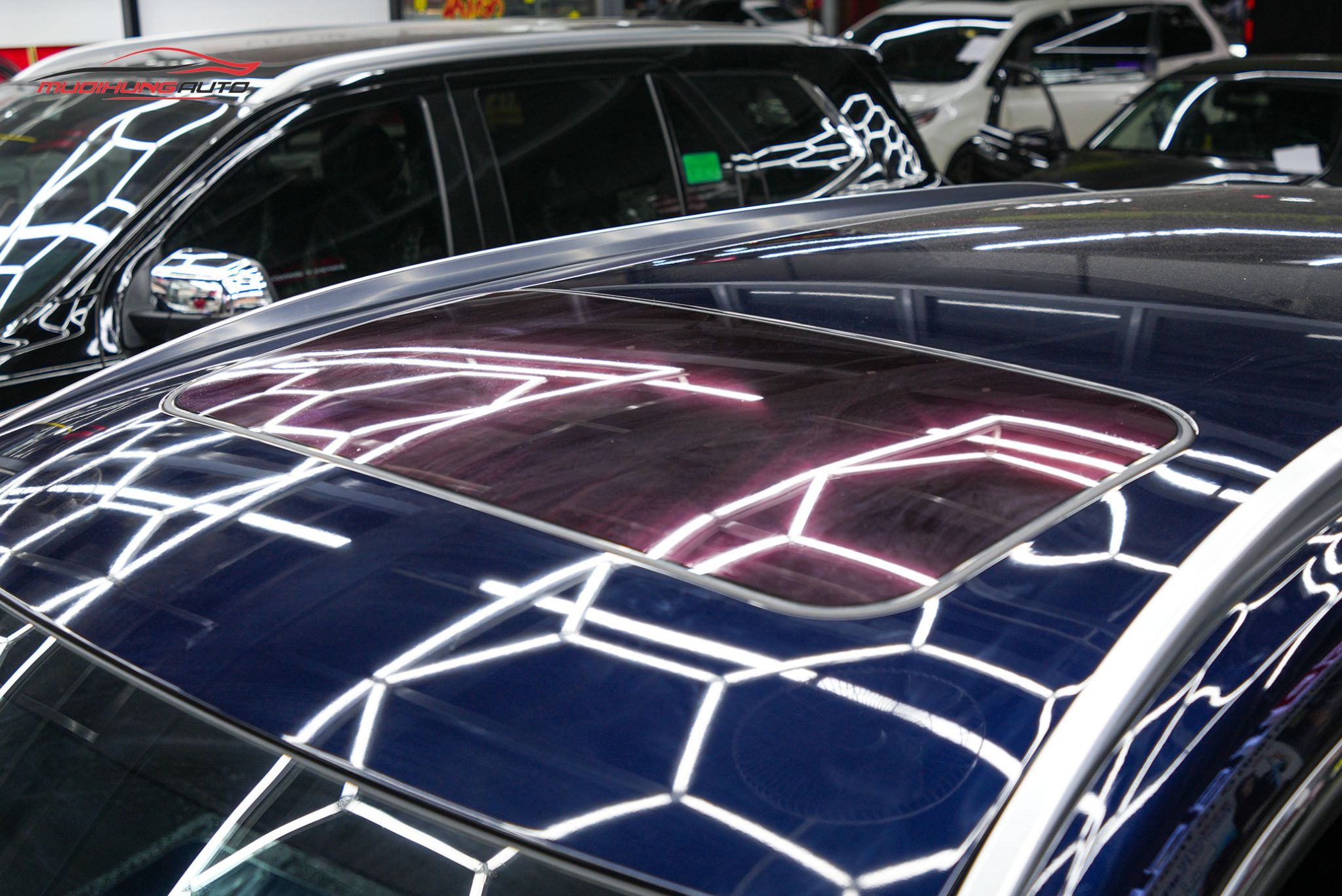 Dán phim PPF TPU SUNROOF cách nhiệt cửa sổ trời xe Mazda CX8 2024