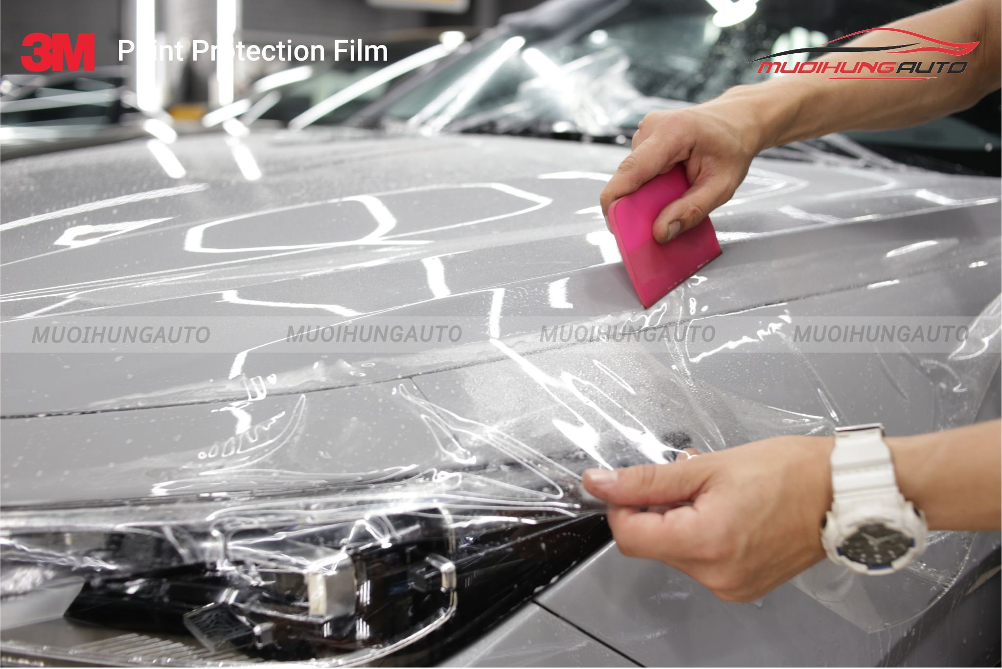 Dán PPF 3M 100 Gloss Series cho xe hơi