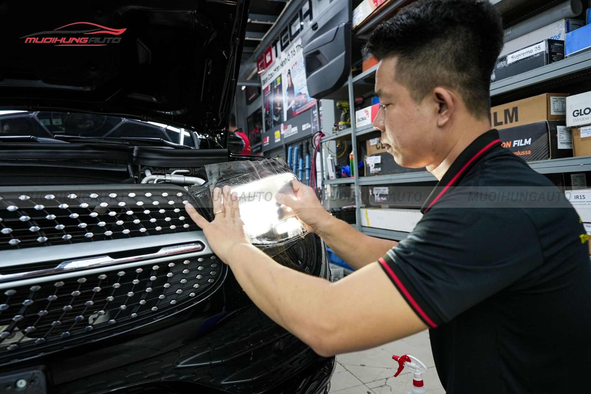 Dán PPF Ppro Plus cho ô tô Mercedes GLC300