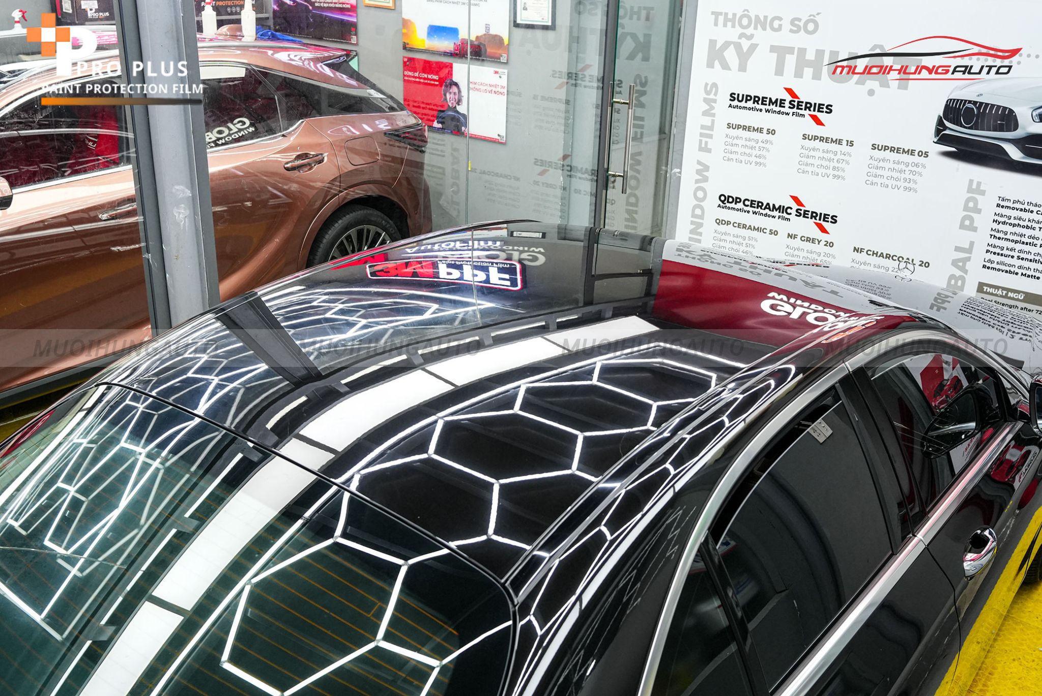 Dán PPF Ppro Plus TPU-G20 7.5 PPF DELUXE xe hơi