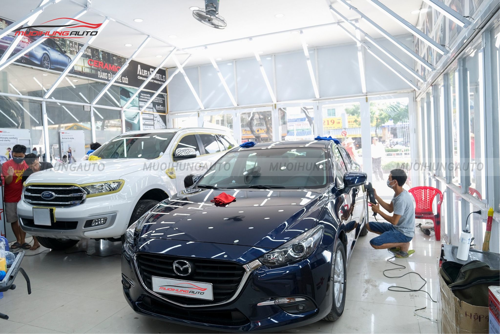 Đánh bass xe hơi Mazda 3