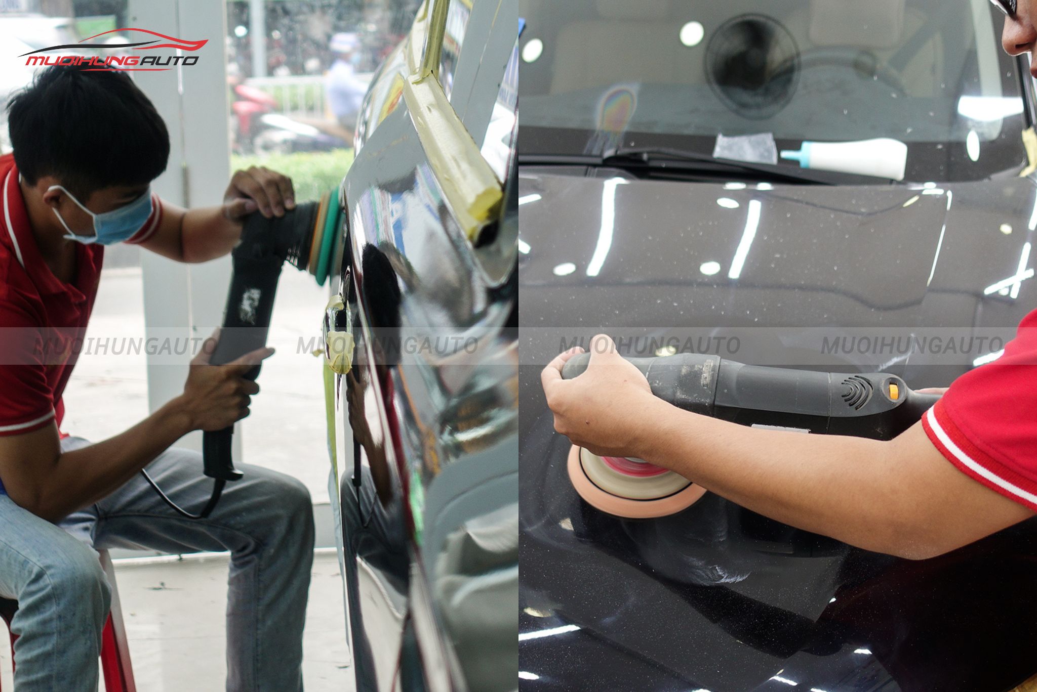 Đánh bóng sơn ô tô Sedan